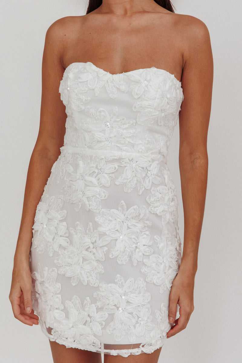 Her Pretty Passions Mini Dress White