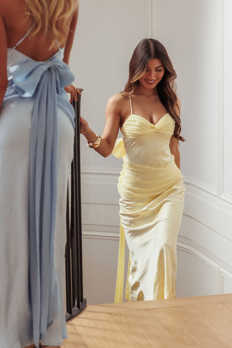 新品 Her lip to Catalina Back Ribbon Dress herlipto Catalina Back Ribbon Dress herlipto Catalina Back Ribbon