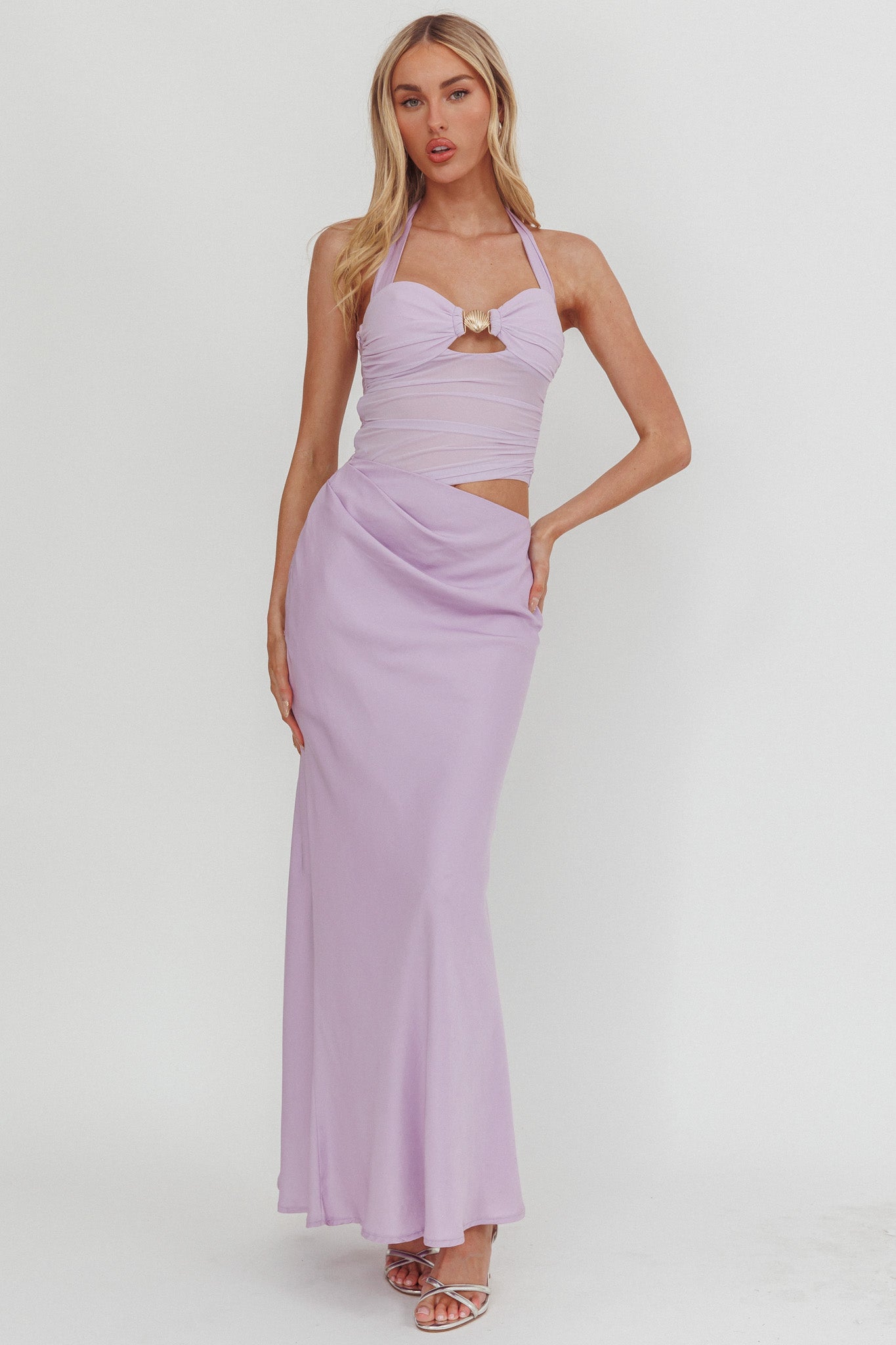 lilac halter dress Sandy Shell Buckle Maxi Designed with a stunning Size:M/10 Allen Edmonds Dalton Wingtip smooth fabric swimsuit