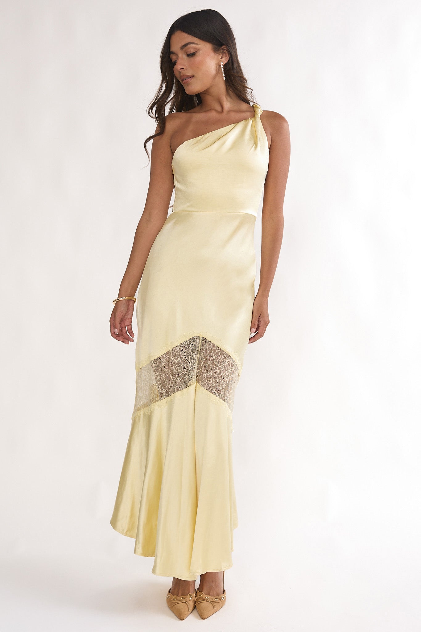 avielle silk dress Reformation Avielle Silk Halter Dress