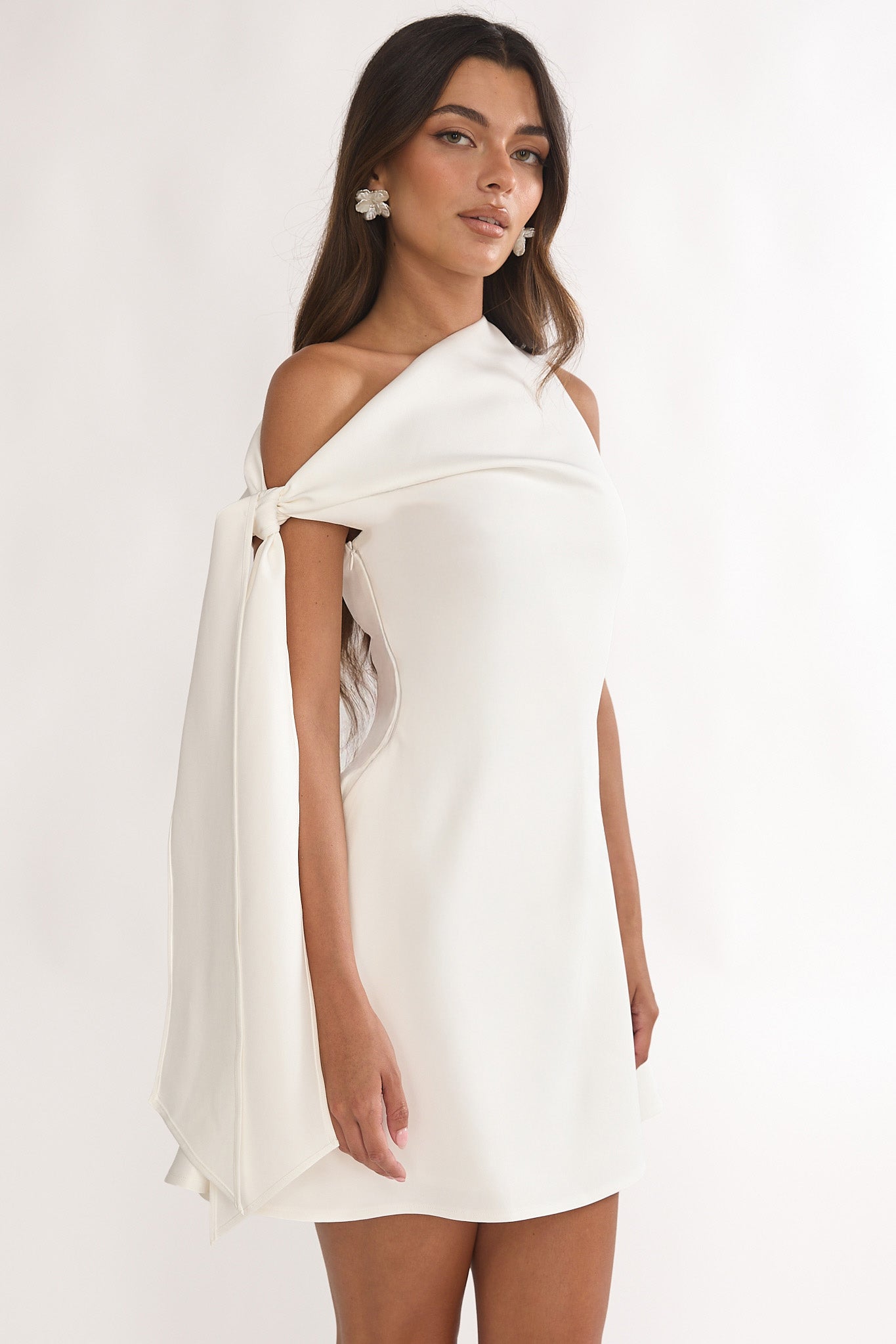 Shop the It's A Match Mini Dress White