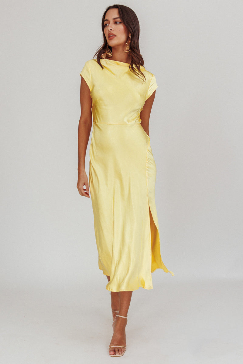 The Sunlight Midi Dress · Pale Butter main image 0