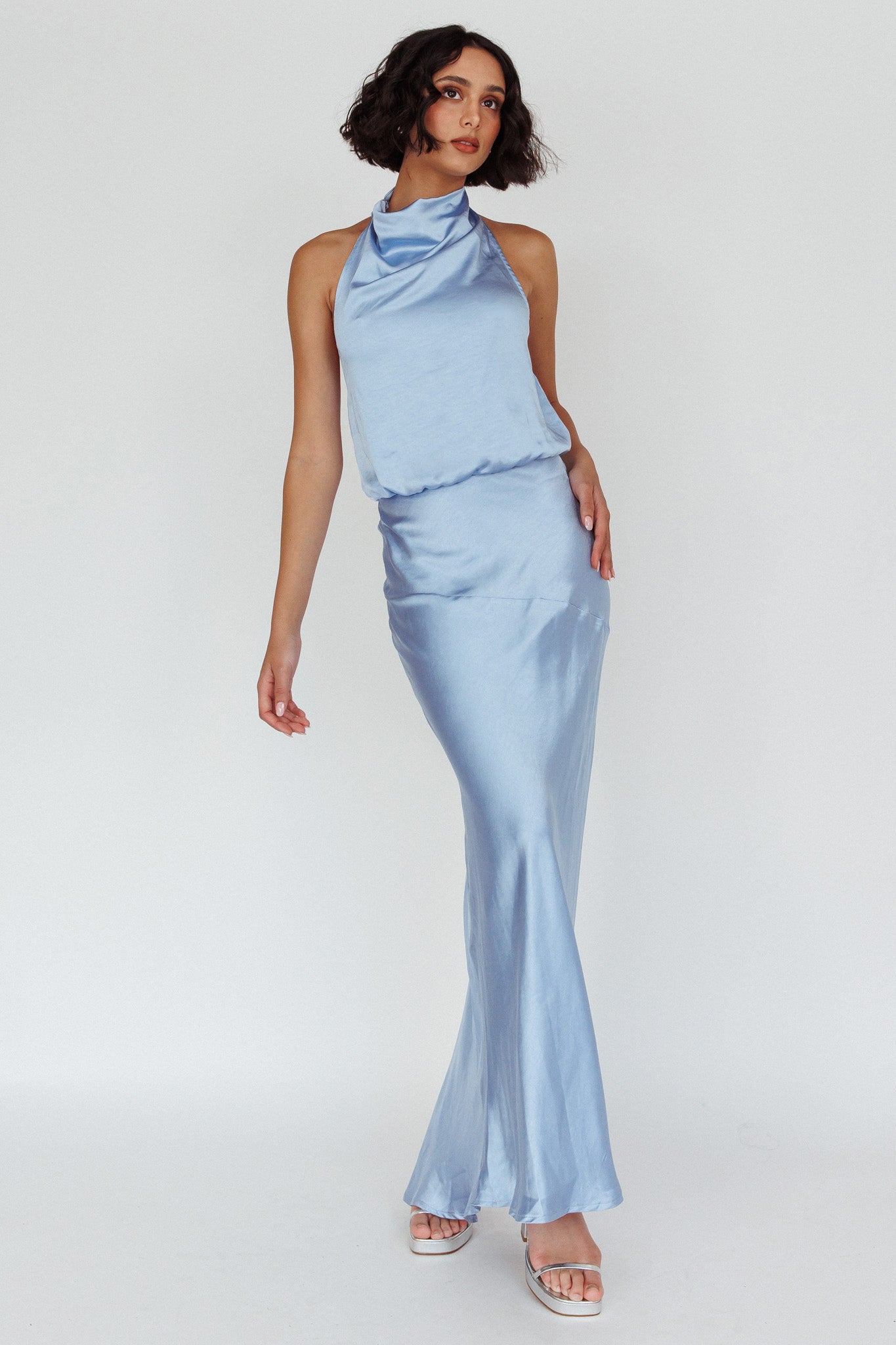 dark blue mother of the groom dresses Amalfi Shirt Dress main image 1