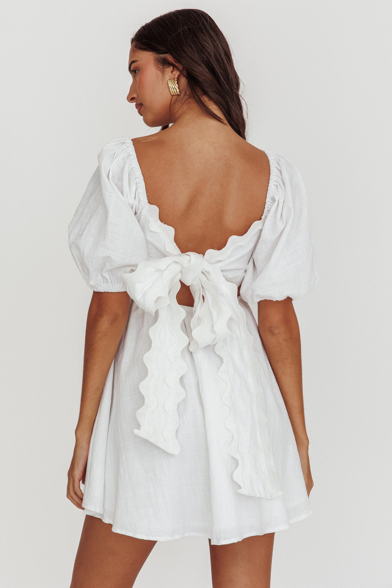 aline white mini dress Akali Puff Sleeve A-line Niccola Dress in Beaded MATERIAL POLYESTER Colour:Light-Blue Colour: tawny port