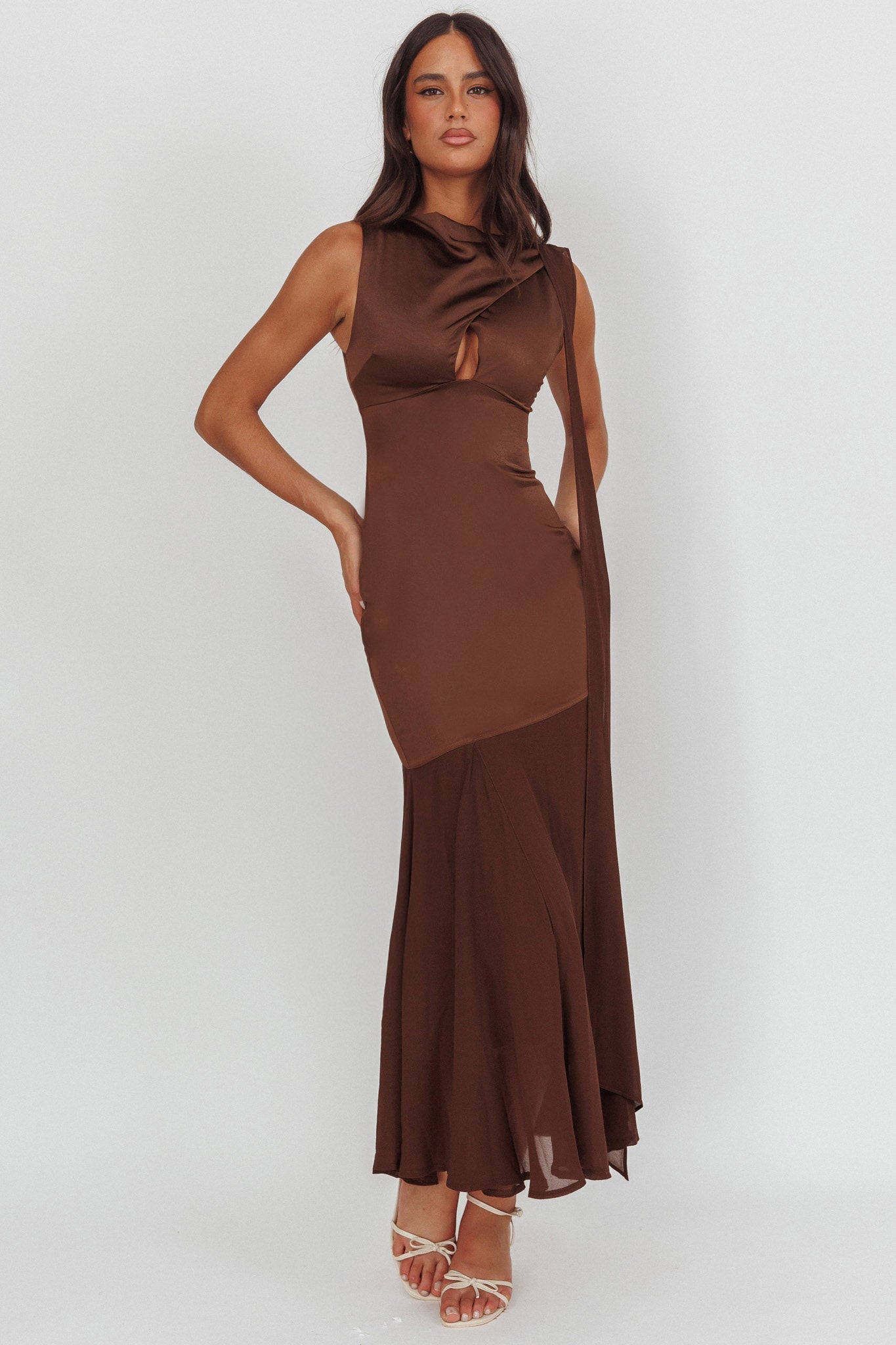 xs maxi dress The Eden Modest Maxi Dress Lavender Hydrangea / XXL