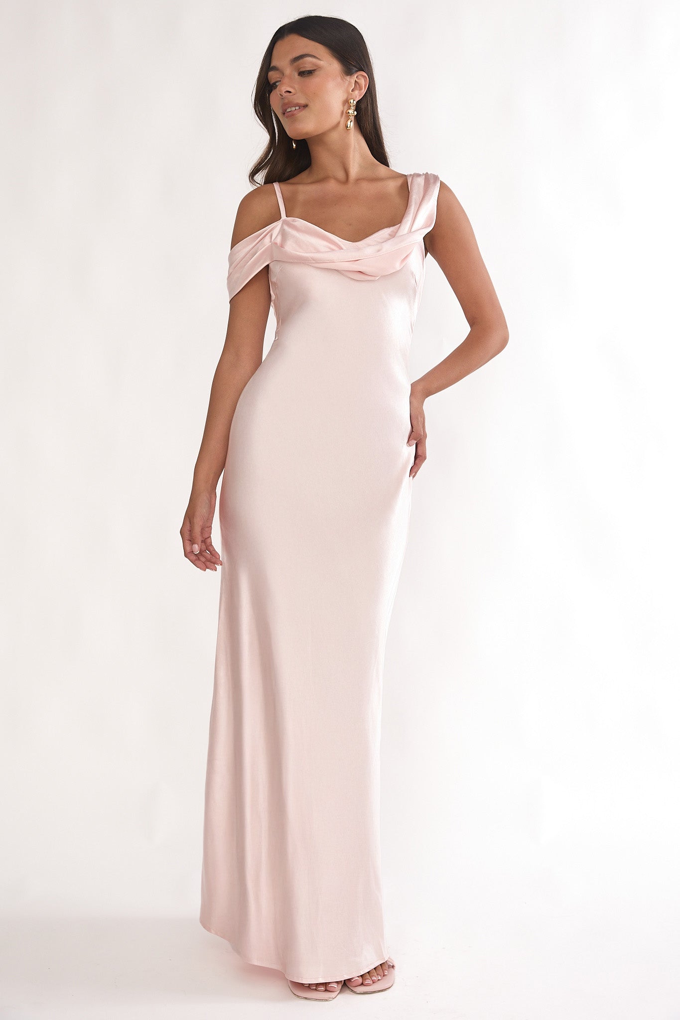 navy blue dress for baby girl The Latest Dress Trend: Asymmetrical Necklines [One Shoulder Dresses] main image 1