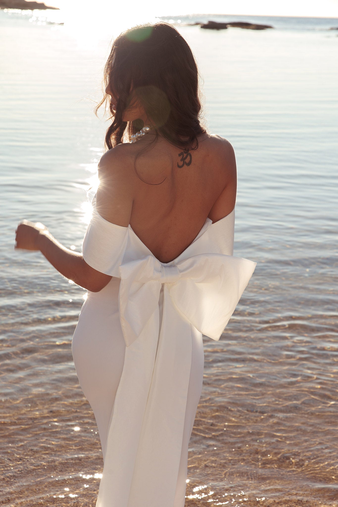 Southern Star Oversized Bow Maxi Dress Ivory | Selfie Leslie Southern Star Oversized Bow Maxi Dress Ivory | Selfie Leslie