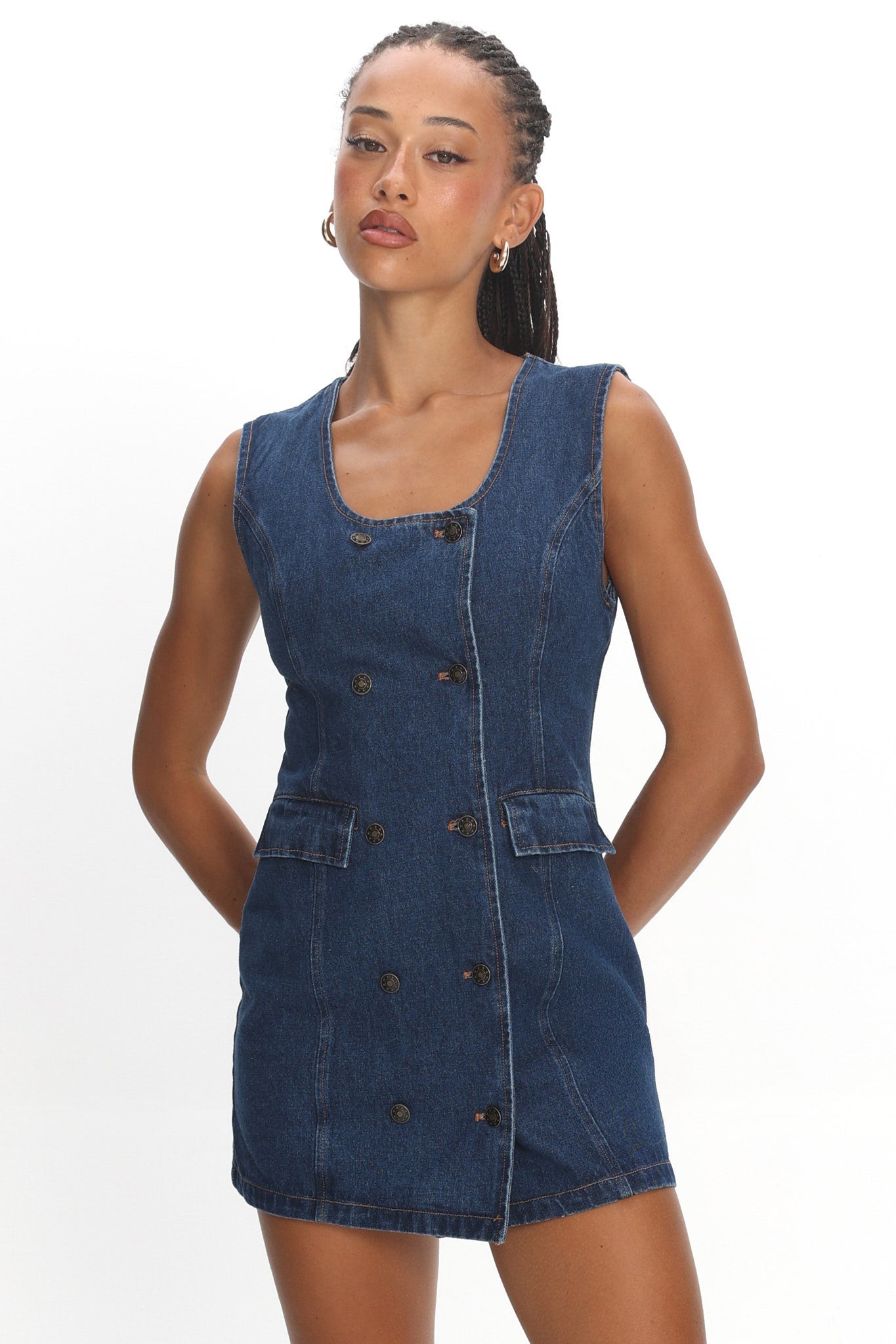 LIONESS L'Esprit Mini Dress Indigo– Selfie Leslie
