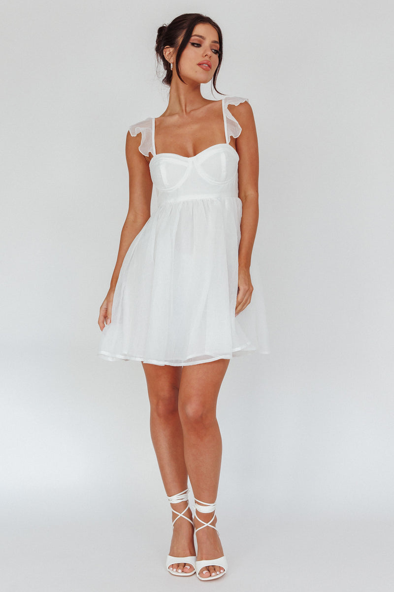 Zayla Gingham Ruffle Babydoll Dress