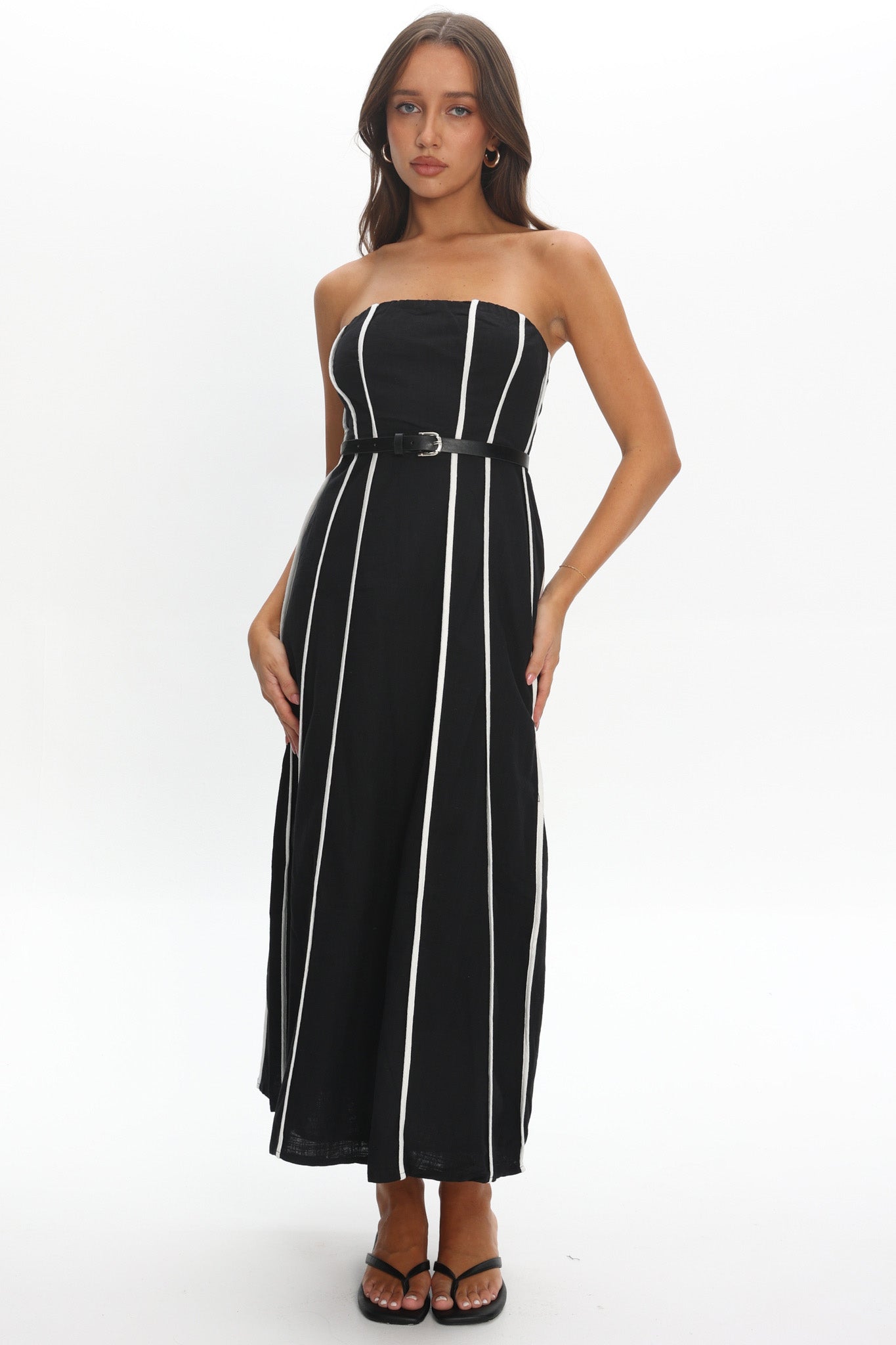 azalea midi dress Azalea Sleeveless Midi Dress Black
