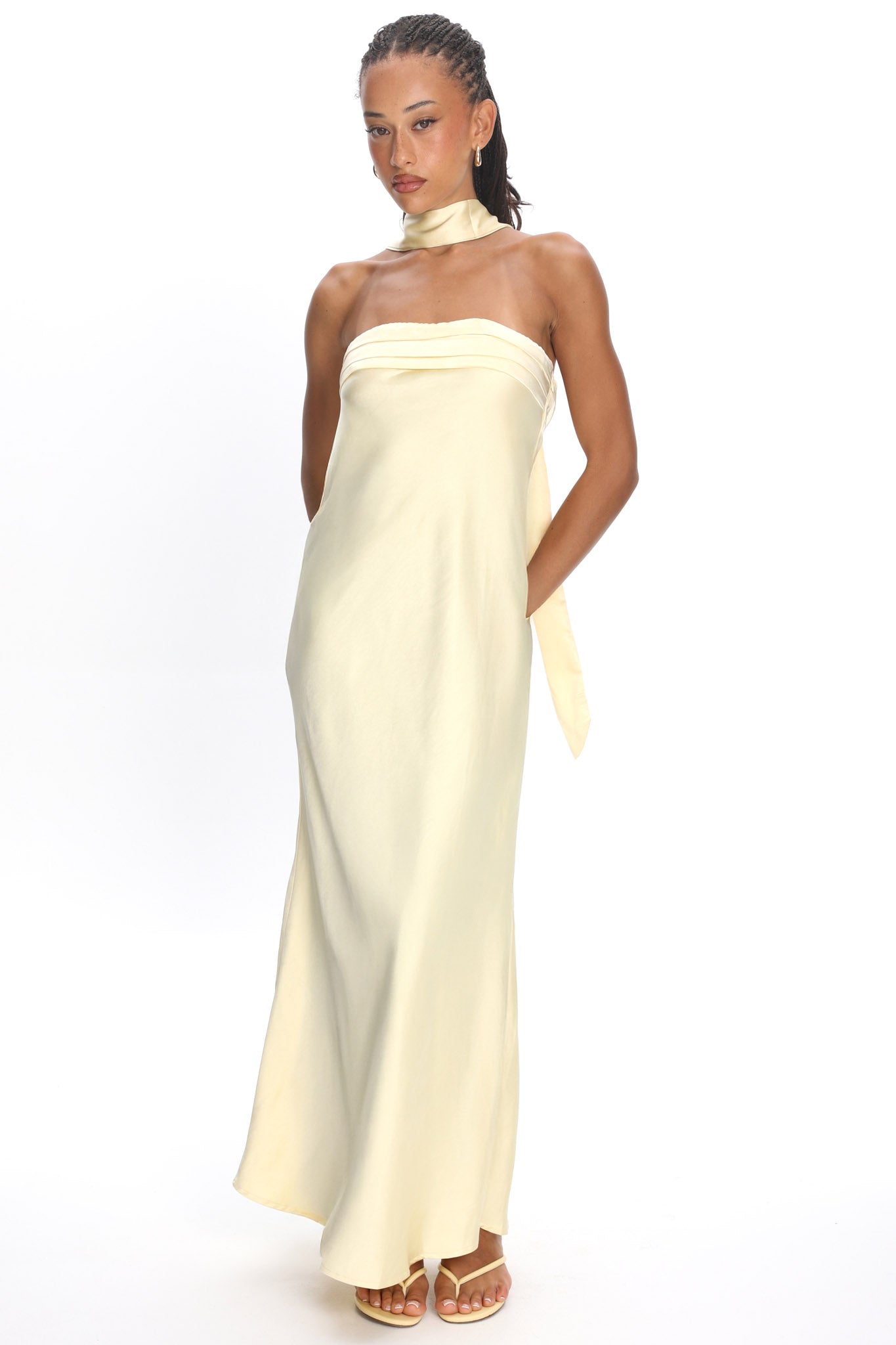 strapless open back dress Michael Kors Gold Pleated Dress sz 14 l Michael's Luxury Consignment –  Michael's Consignment NYC main image 0