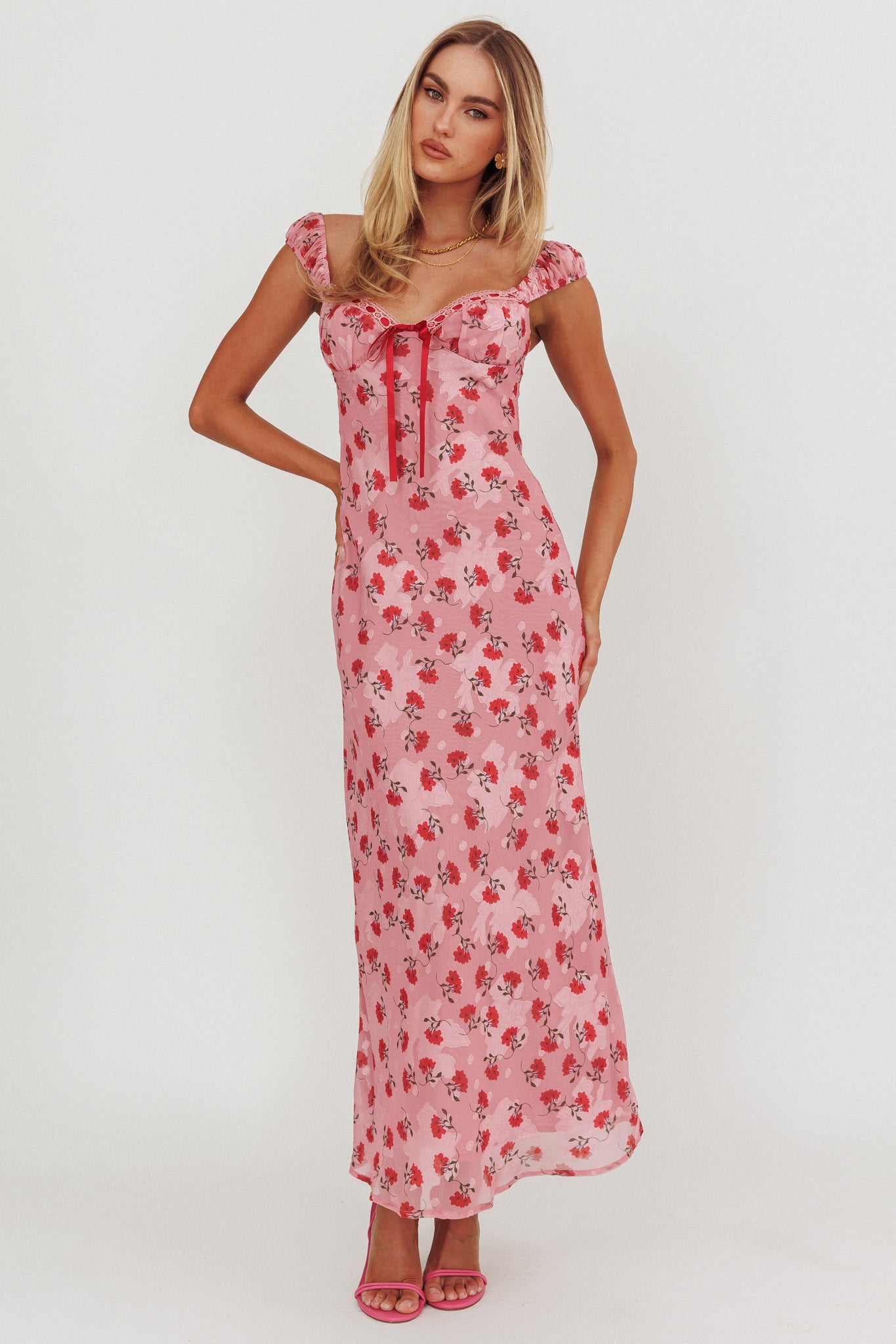 knee length dresses for ladies Sassy Shortcake Bowquette Ribbon Dress main image 1