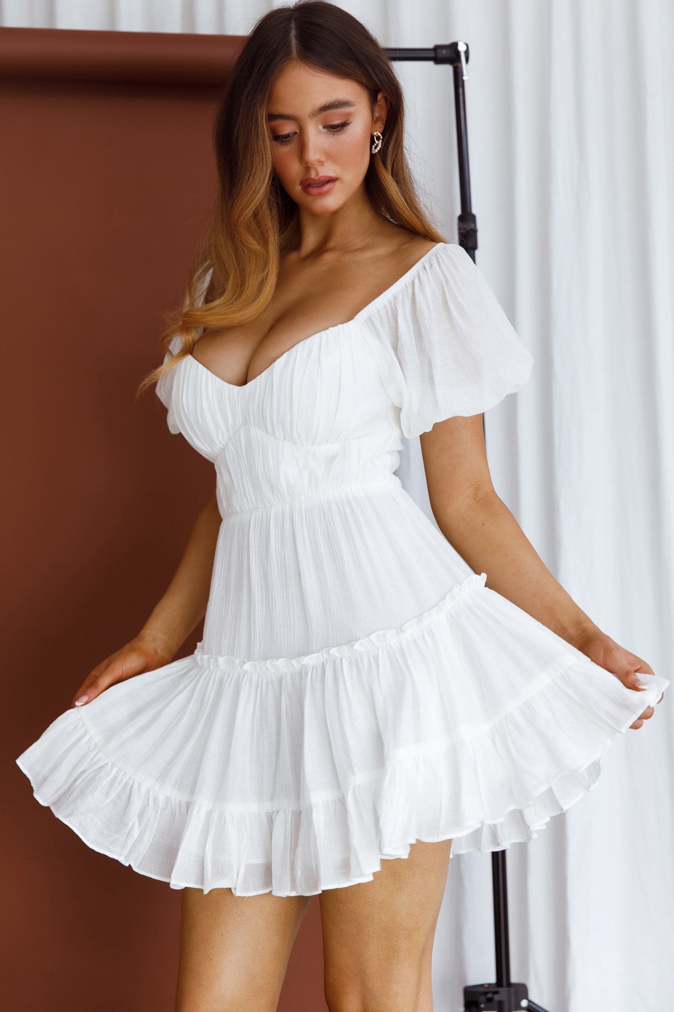 camille mini dress white Camille white corset mini dress