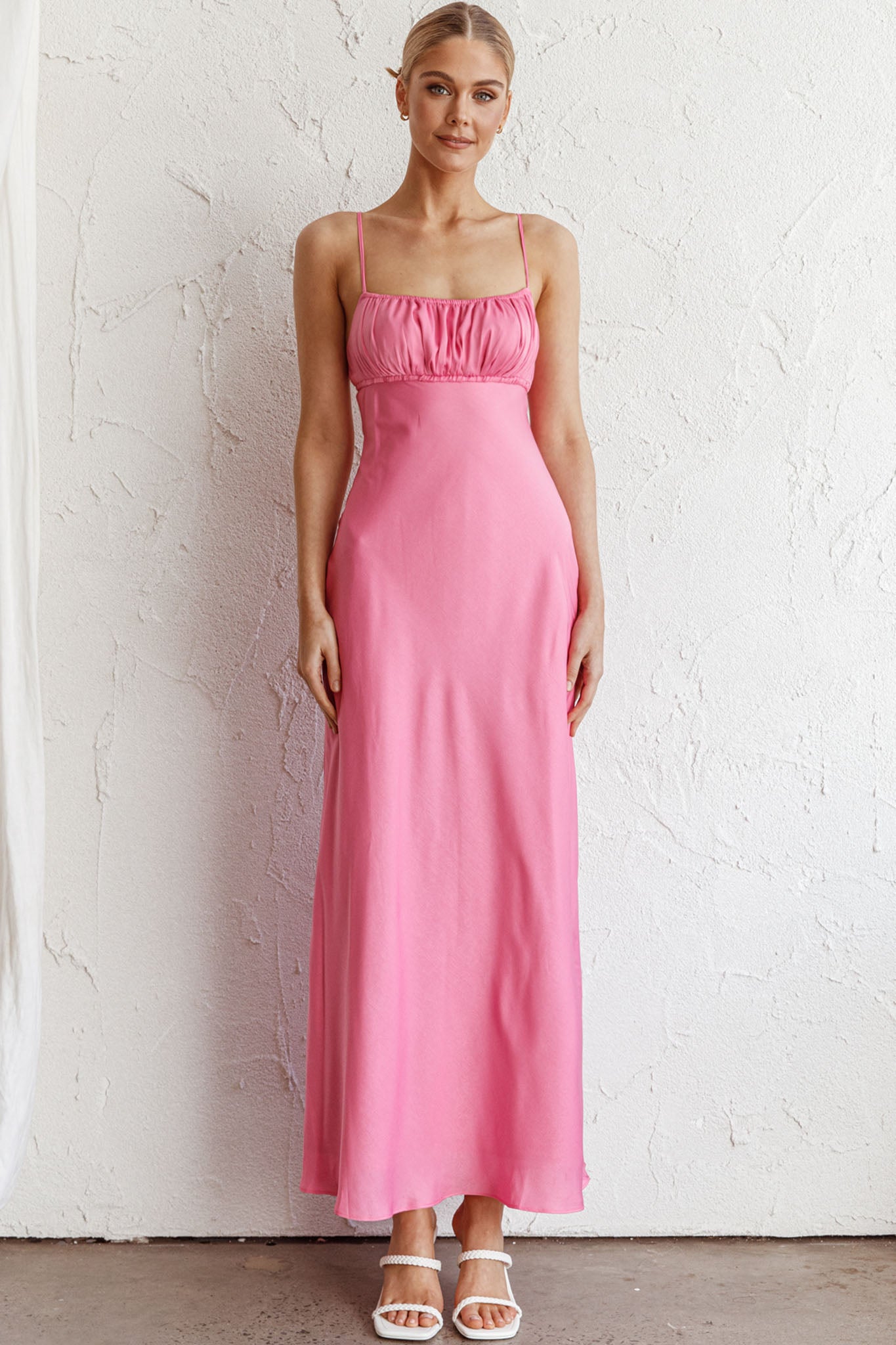 lila midi dress Lila Dress Floret Fuchsia – Peter Kate