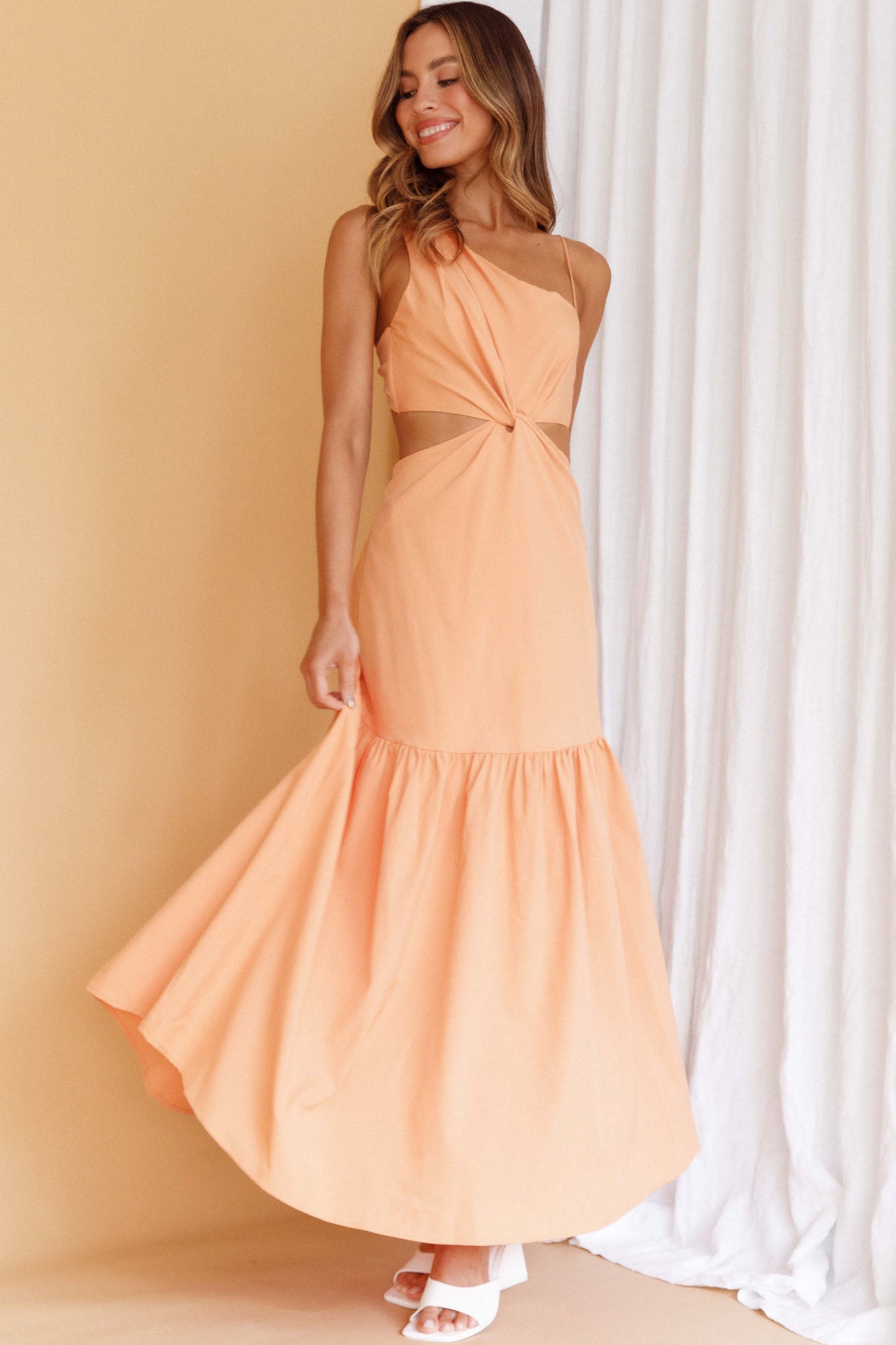 mango formal dresses Mango Long Satin Textured Maxi Dress – MOTHER OF main image 0