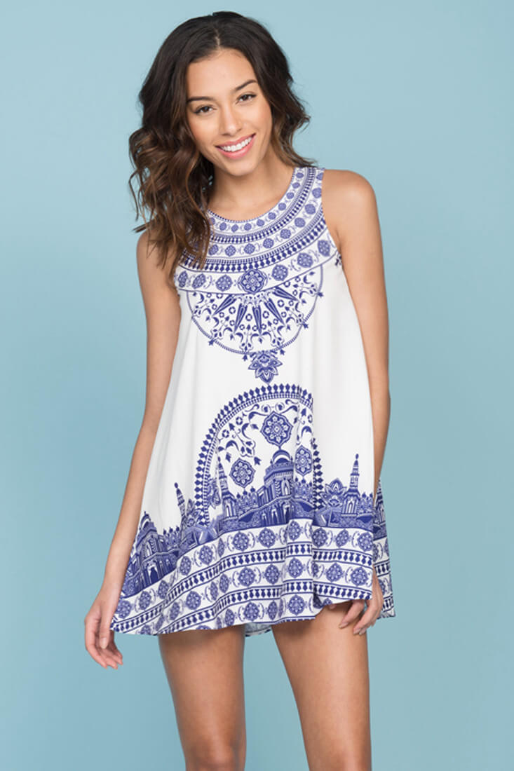 kaftan maxi dress Find Your Perfect Fit: Navy Goddess Tie Dye Kaftan Maxi Dress main image 1