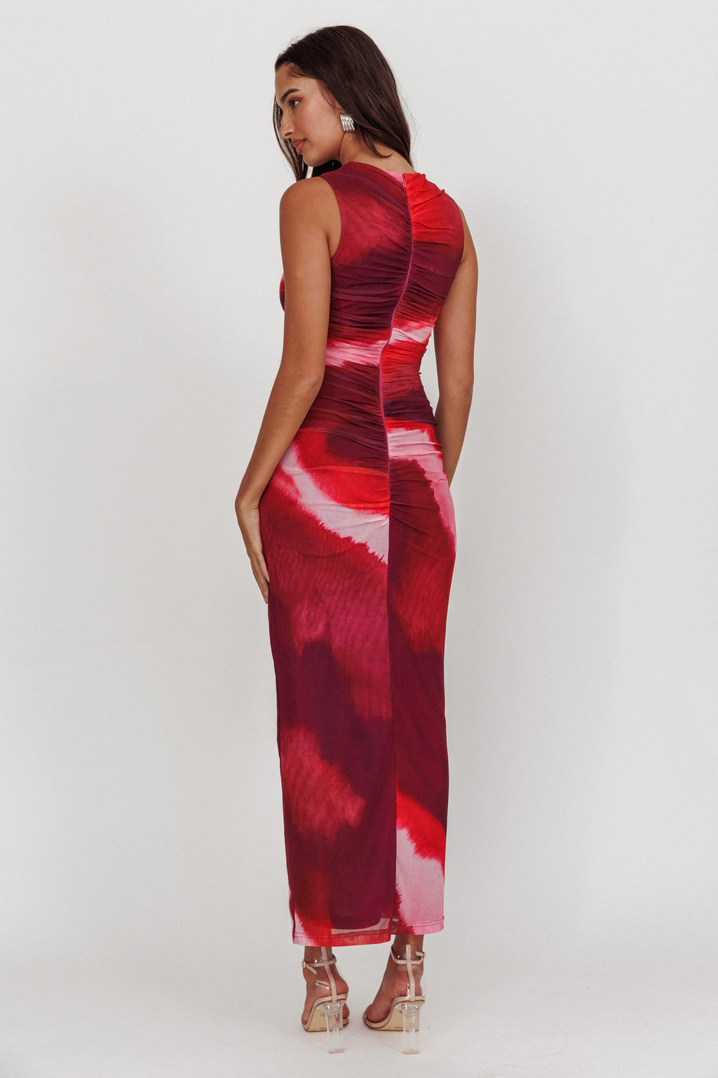 Star Keeper Bodycon Keyhole Maxi Dress Purple by Selfie Leslie