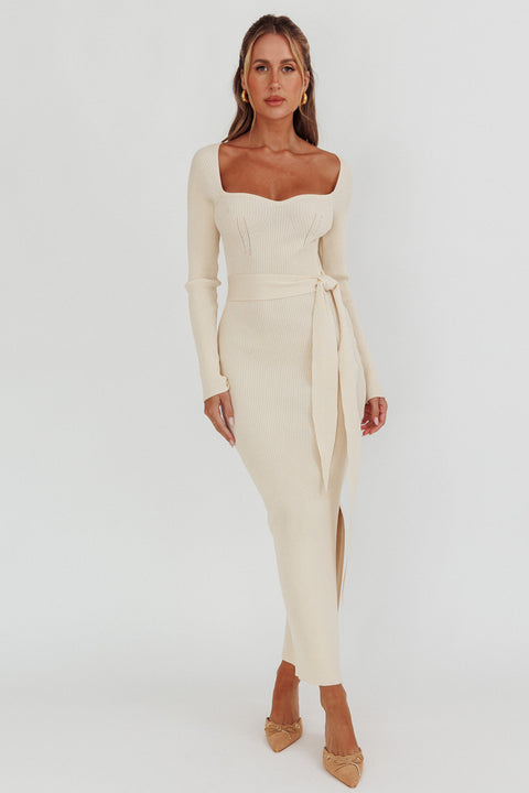 cream colored long sleeve dress Long Sleeve Wedding Cream Colour Wedding Gown Boho Maxi Dress Cream Lace  Wedding Dress With Sleeves