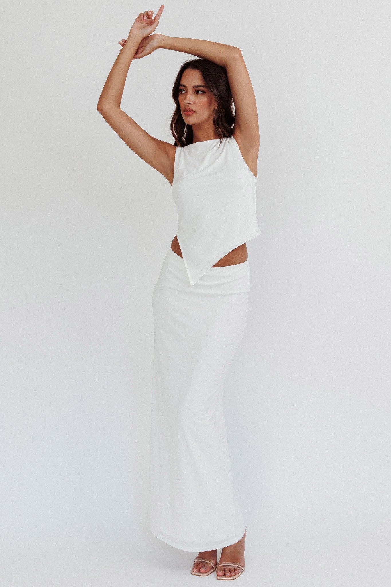 Palos Verdes Skirt Off White by Selfie Leslie