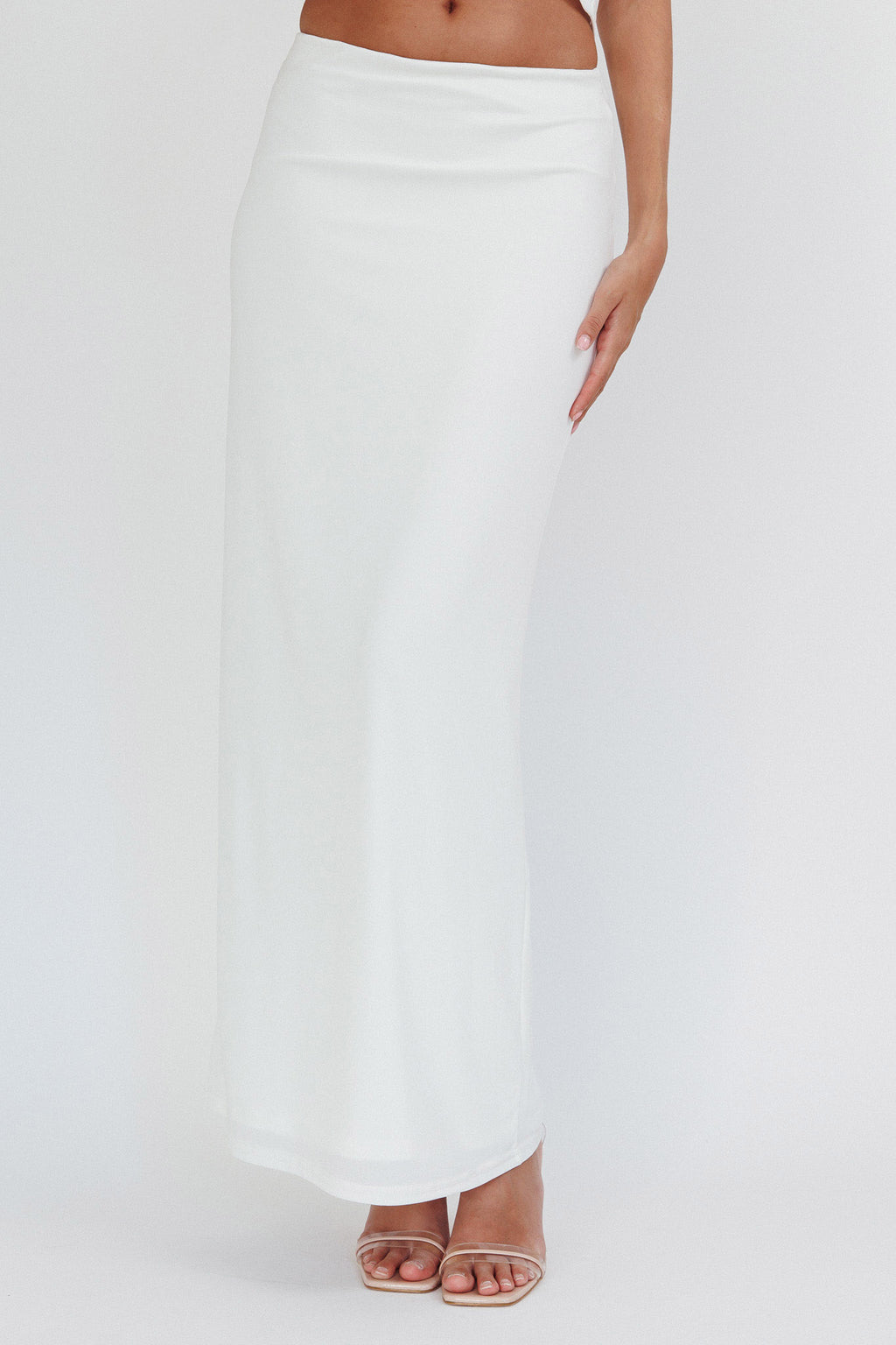 Palos Verdes Skirt Off White by Selfie Leslie
