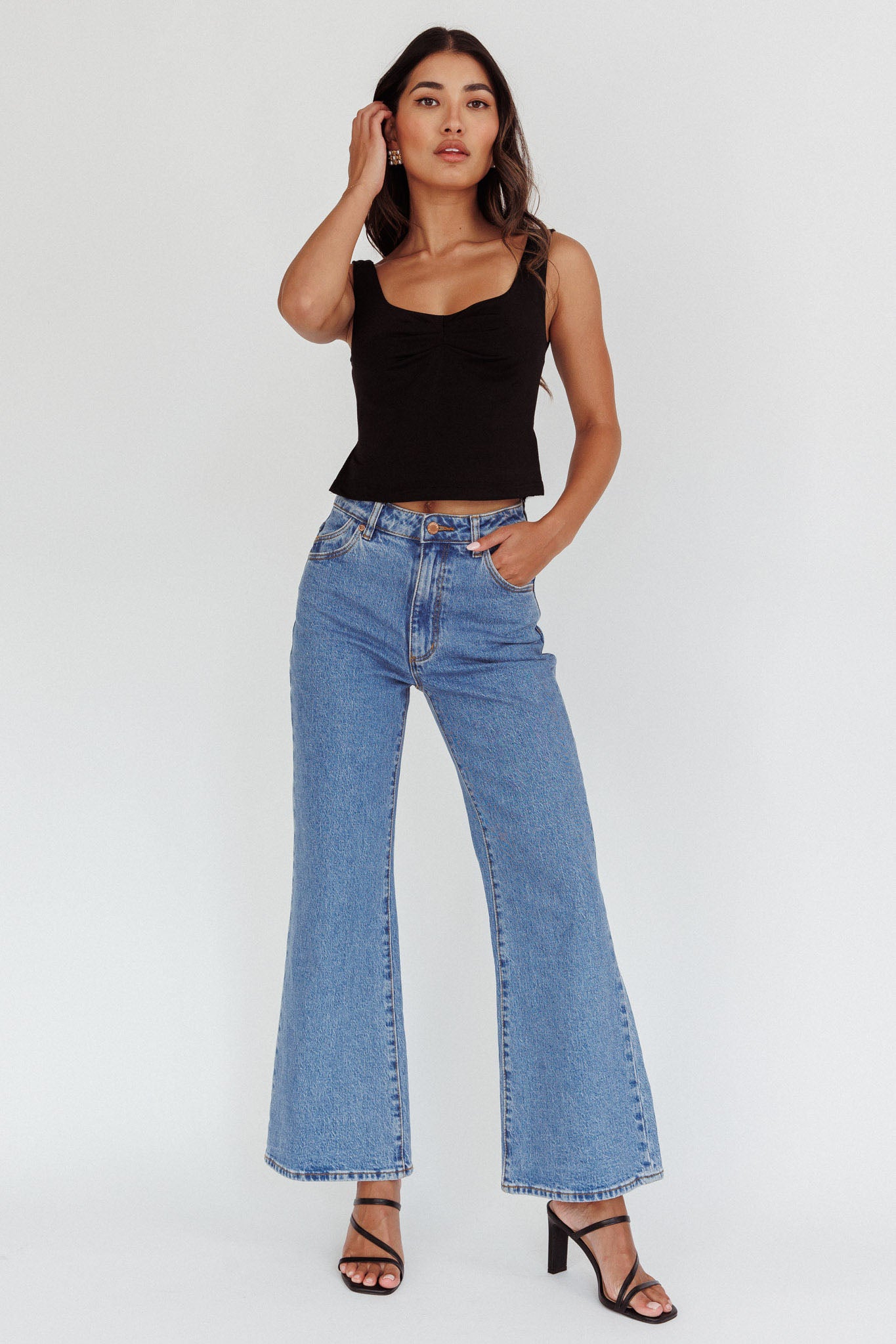 Tricia Pintuck Bust Top Black by Selfie Leslie