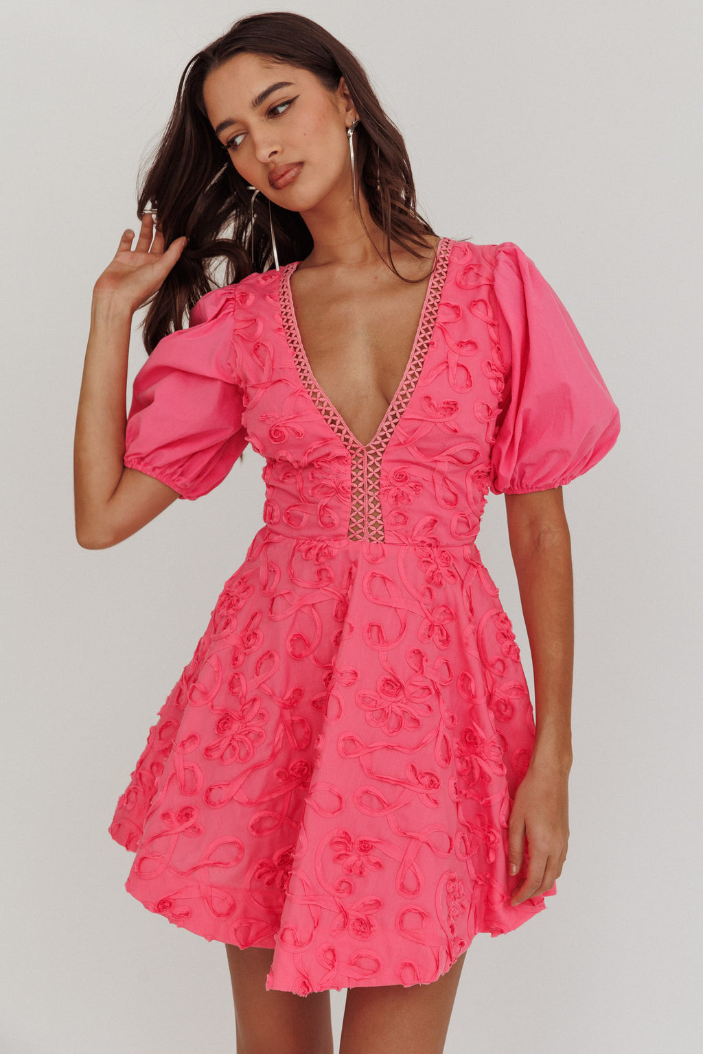 Samsara One-Shoulder Ruffle Maxi Dress by Selfie Leslie