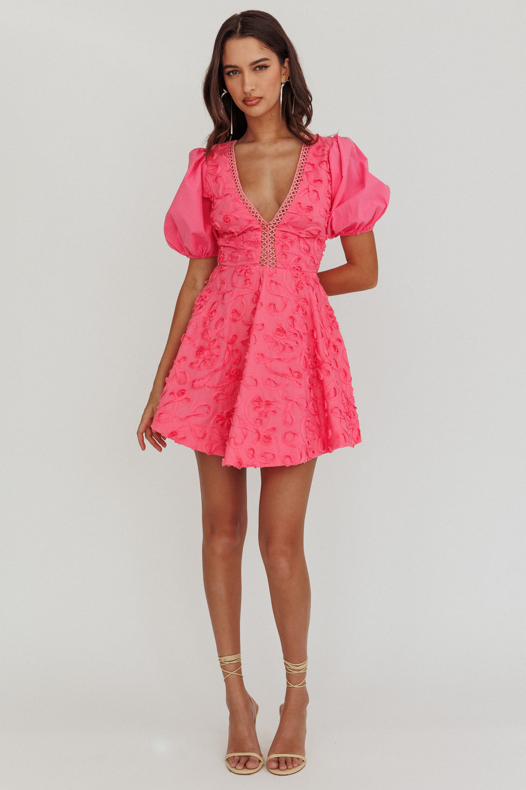 Samsara One-Shoulder Ruffle Maxi Dress by Selfie Leslie