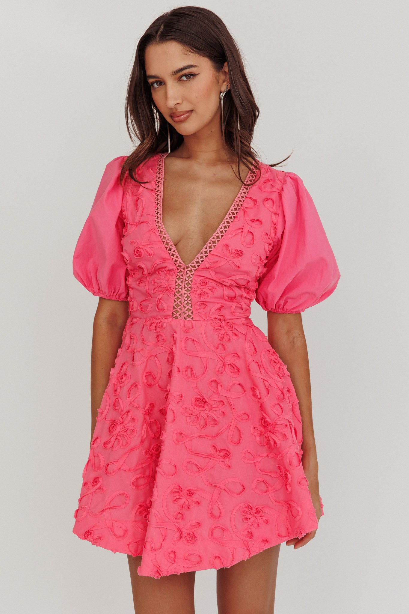 Samsara One-Shoulder Ruffle Maxi Dress by Selfie Leslie