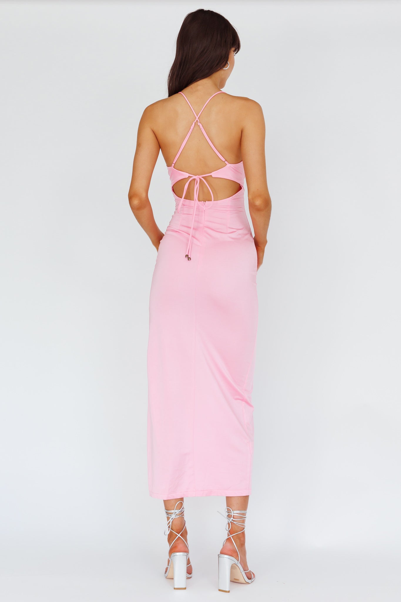dreamy date rose pink surplice midi dress Orange Surplice Midi Dress | Womens | X-Large (Available in XS, S, M, L) | Lulus