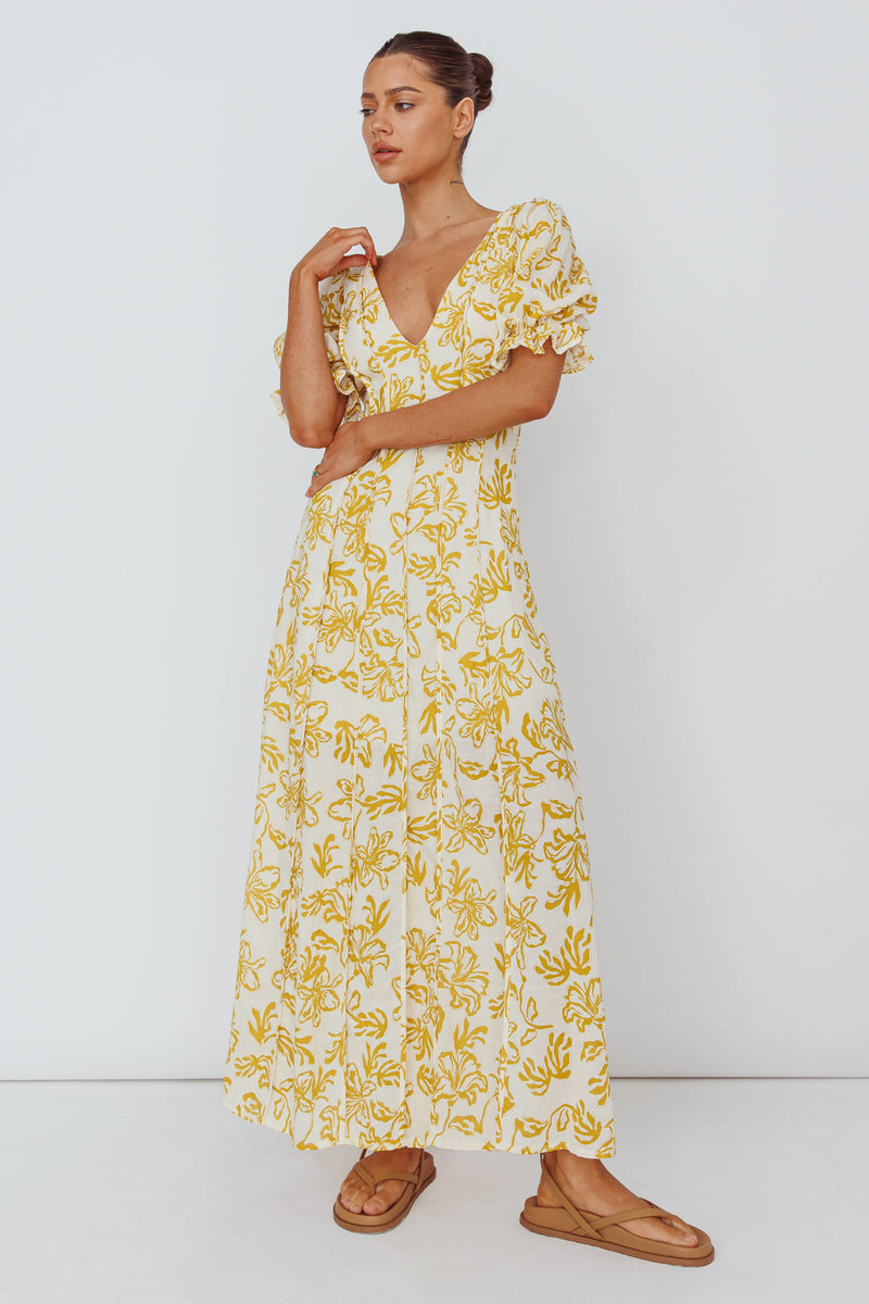 Pleats puff sleeves   (pink,yellow,black)