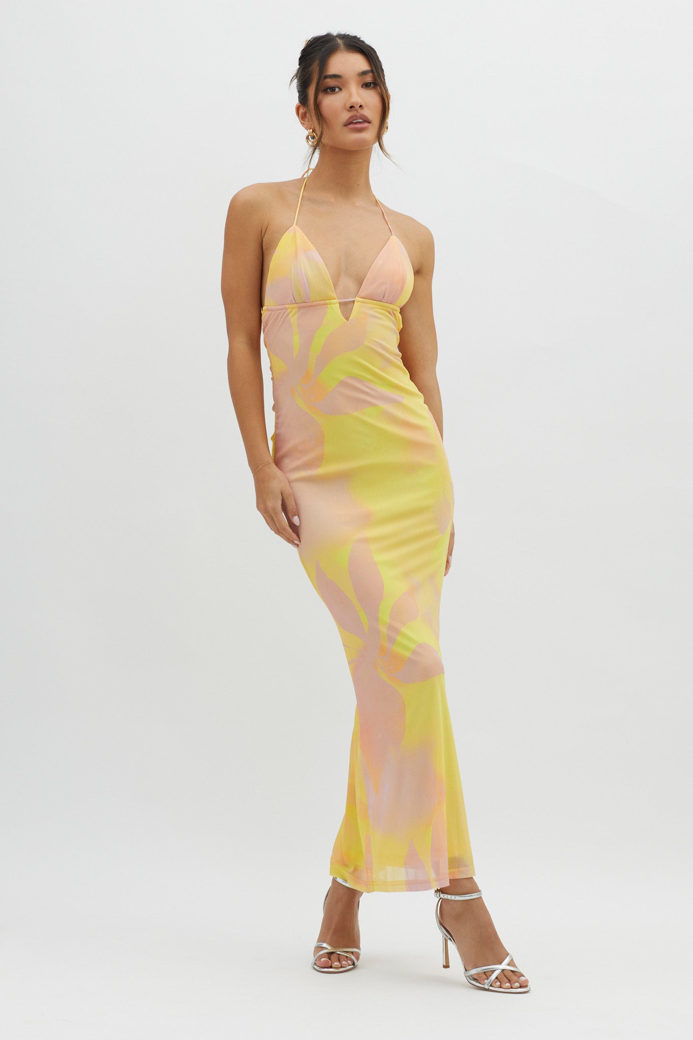 strapless short dress Chiffon Short Strapless Dress by Amoris T709 L / Sage