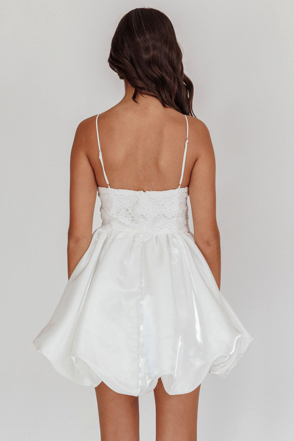 Lucia Bubble Skirt Mini Dress White - XL Lucia Bubble Skirt Mini Dress White - XL