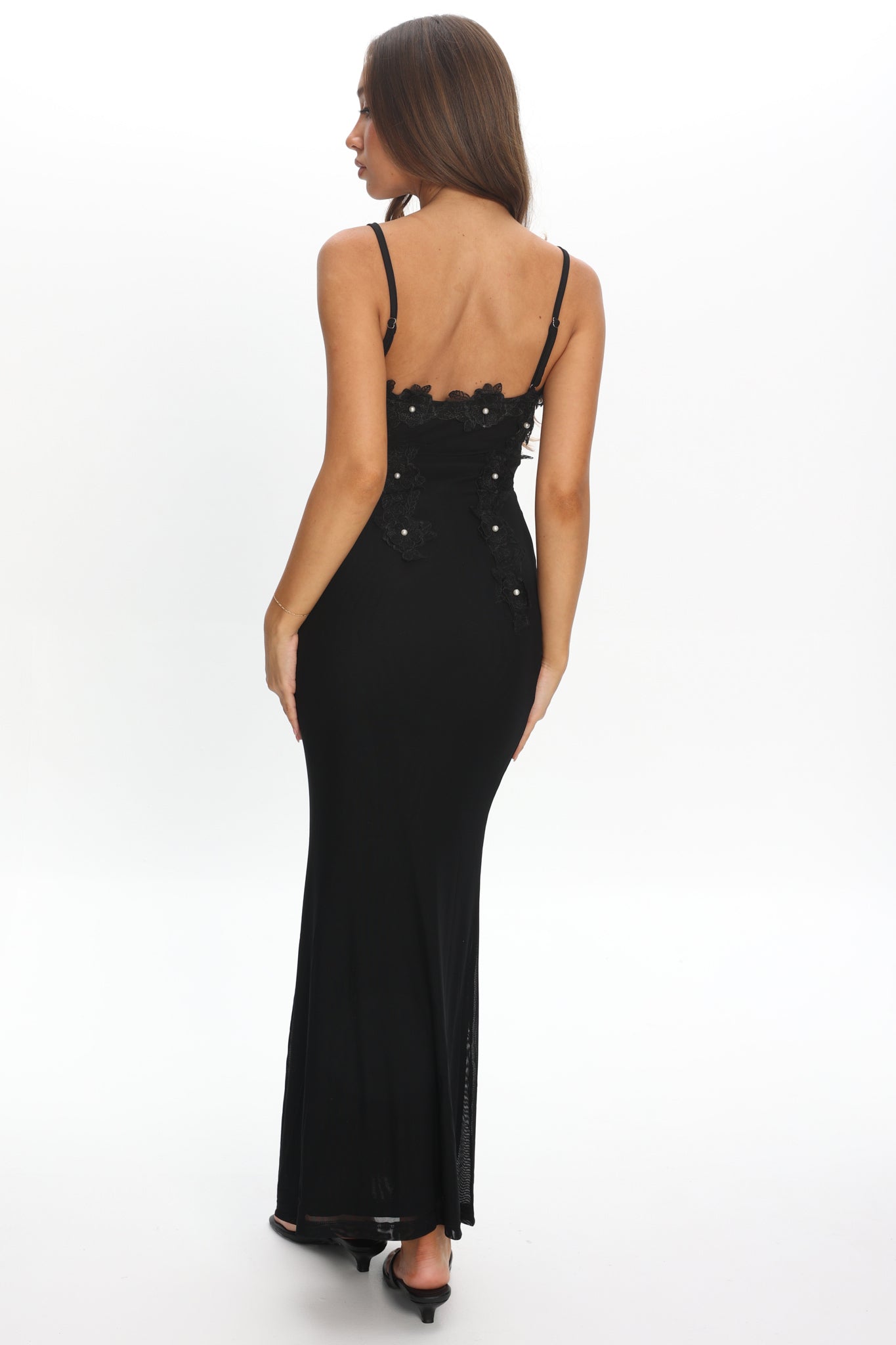 Like I'm Dreaming Floral Pearl Maxi Dress Black S Like I'm Dreaming Floral Pearl Maxi Dress Black S