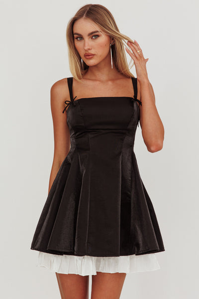 Night Rider Fit and Flare Mini Dress Black - Xs Night Rider Fit and Flare Mini Dress Black - Xs