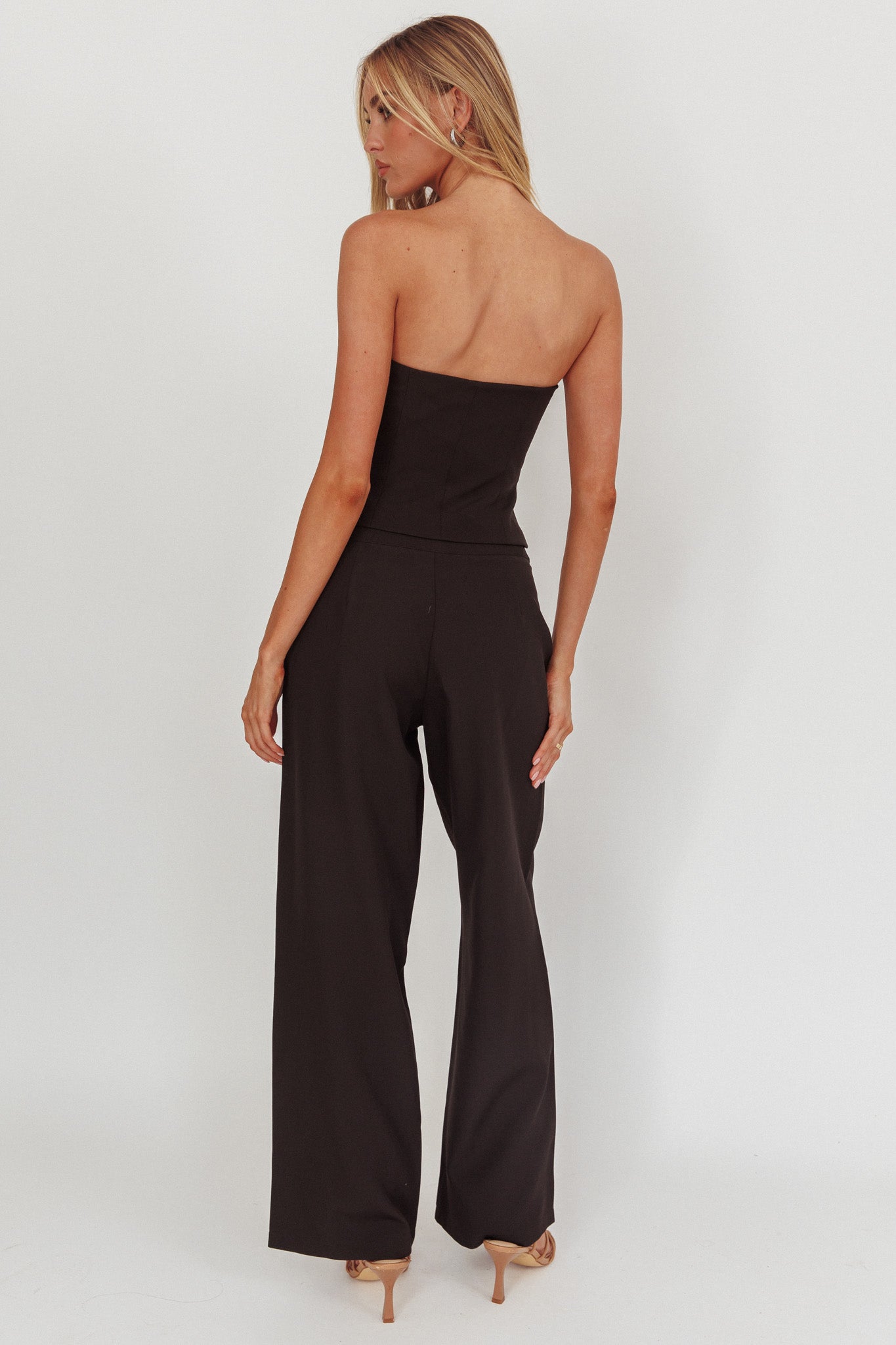 Ishani Hardware Decoration Pants Black by Selfie Leslie