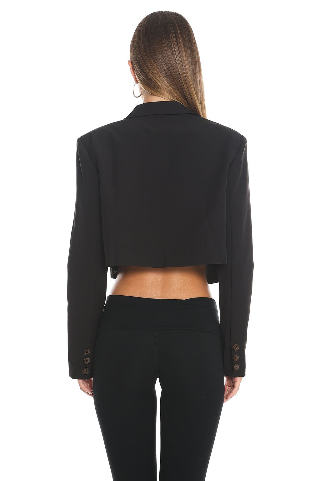 Fridays Open Crop Jacket Black