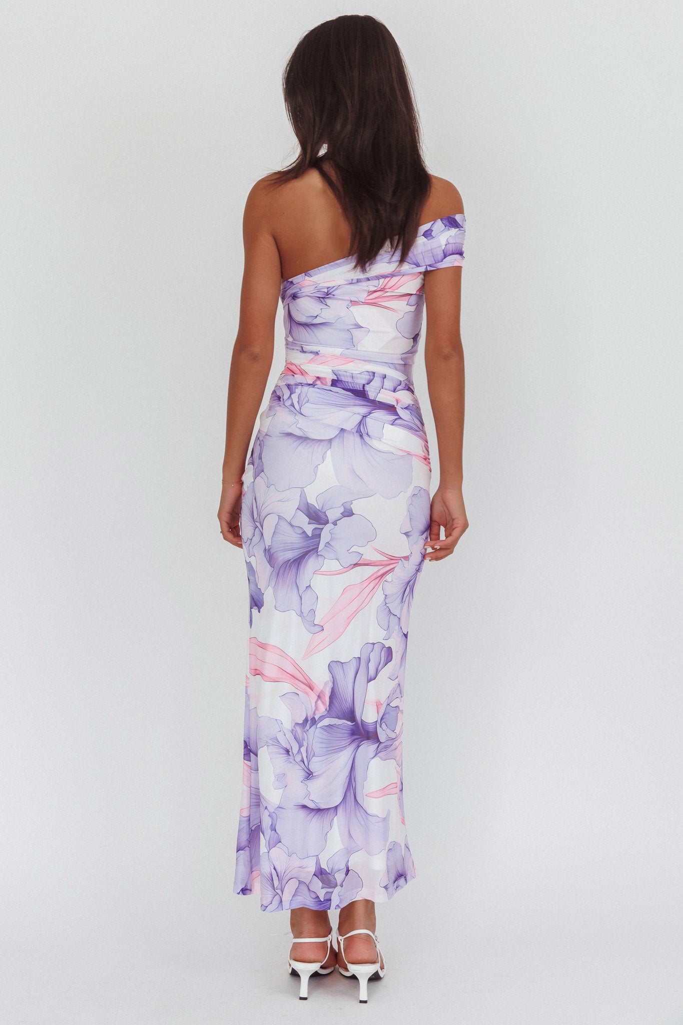 Gala One-Shoulder Maxi Dress Orchid Lilac Gala One-Shoulder Maxi Dress Orchid Lilac