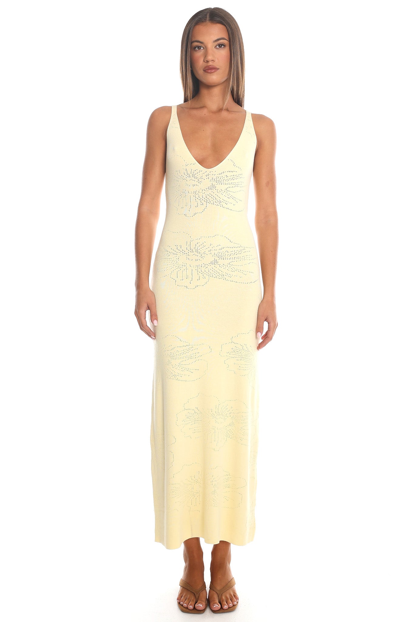 Sunbeam Knit Maxi Dress Butter