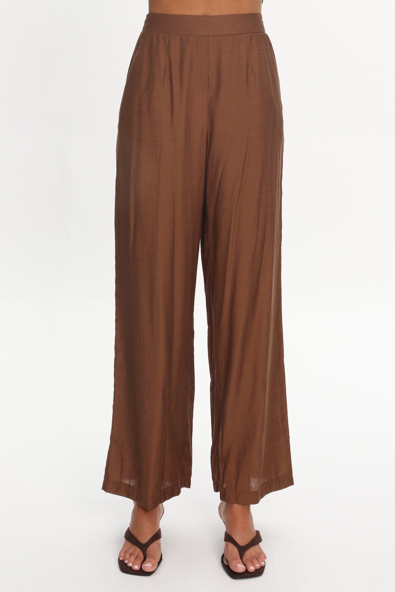Darylyn Wide Leg Pants Chocolate
