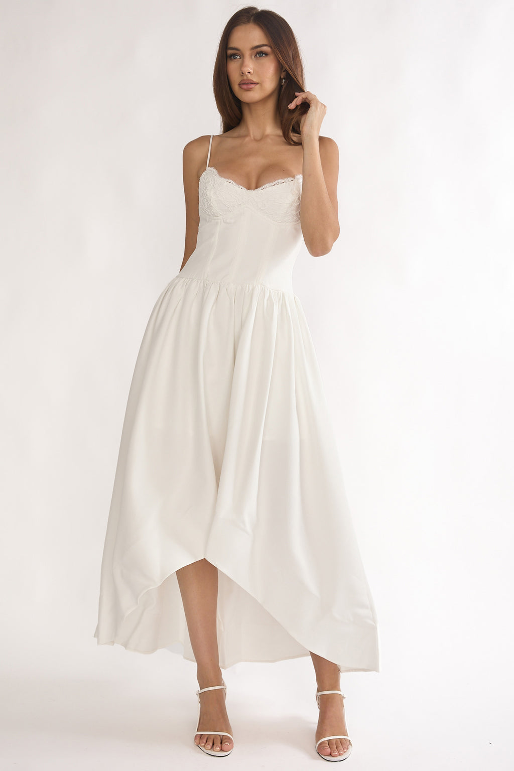 I'm Yours High-Low Hem Maxi Dress White | Selfie Leslie I'm Yours High-Low Hem Maxi Dress White | Selfie Leslie