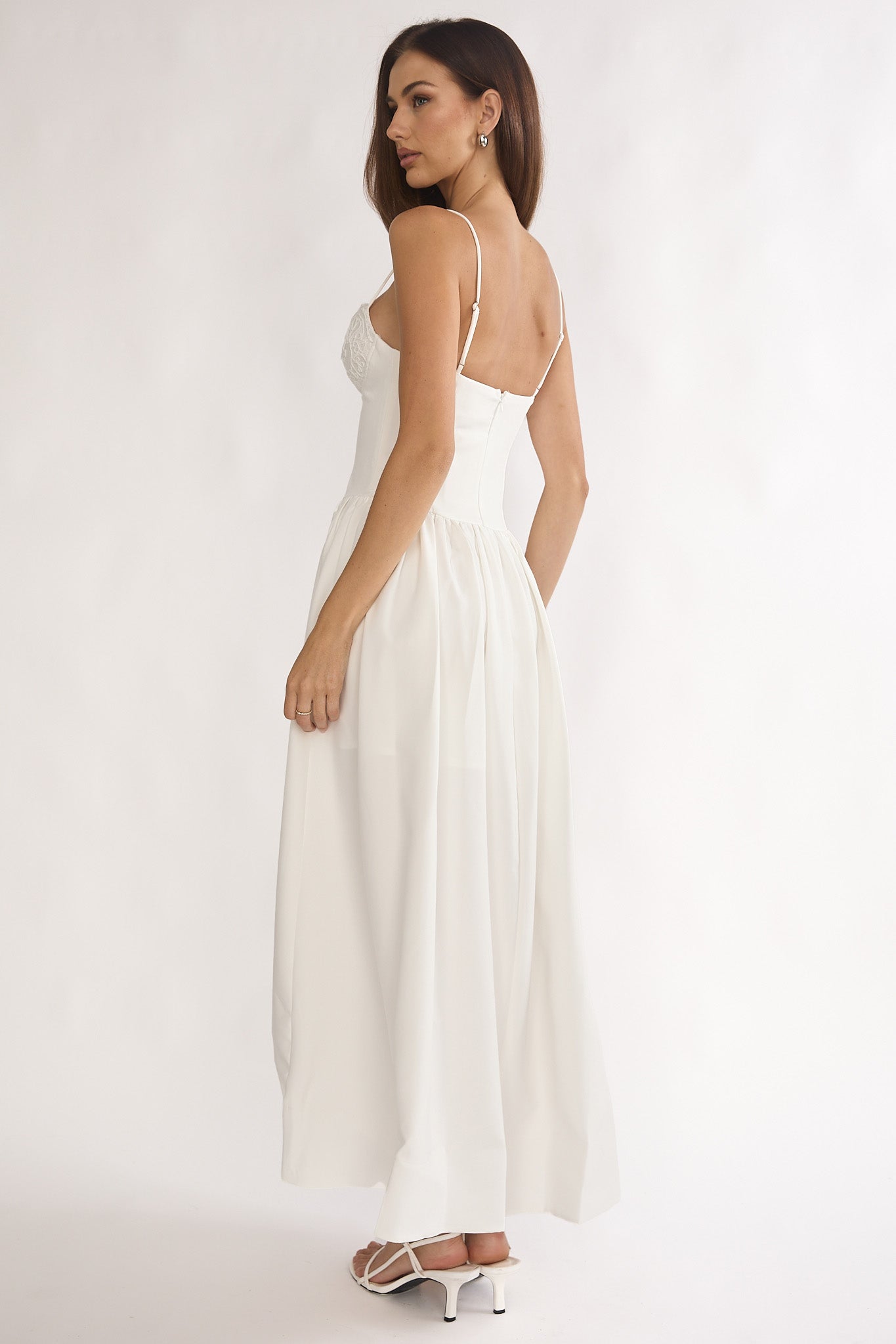 I'm Yours High-Low Hem Maxi Dress White– Selfie Leslie