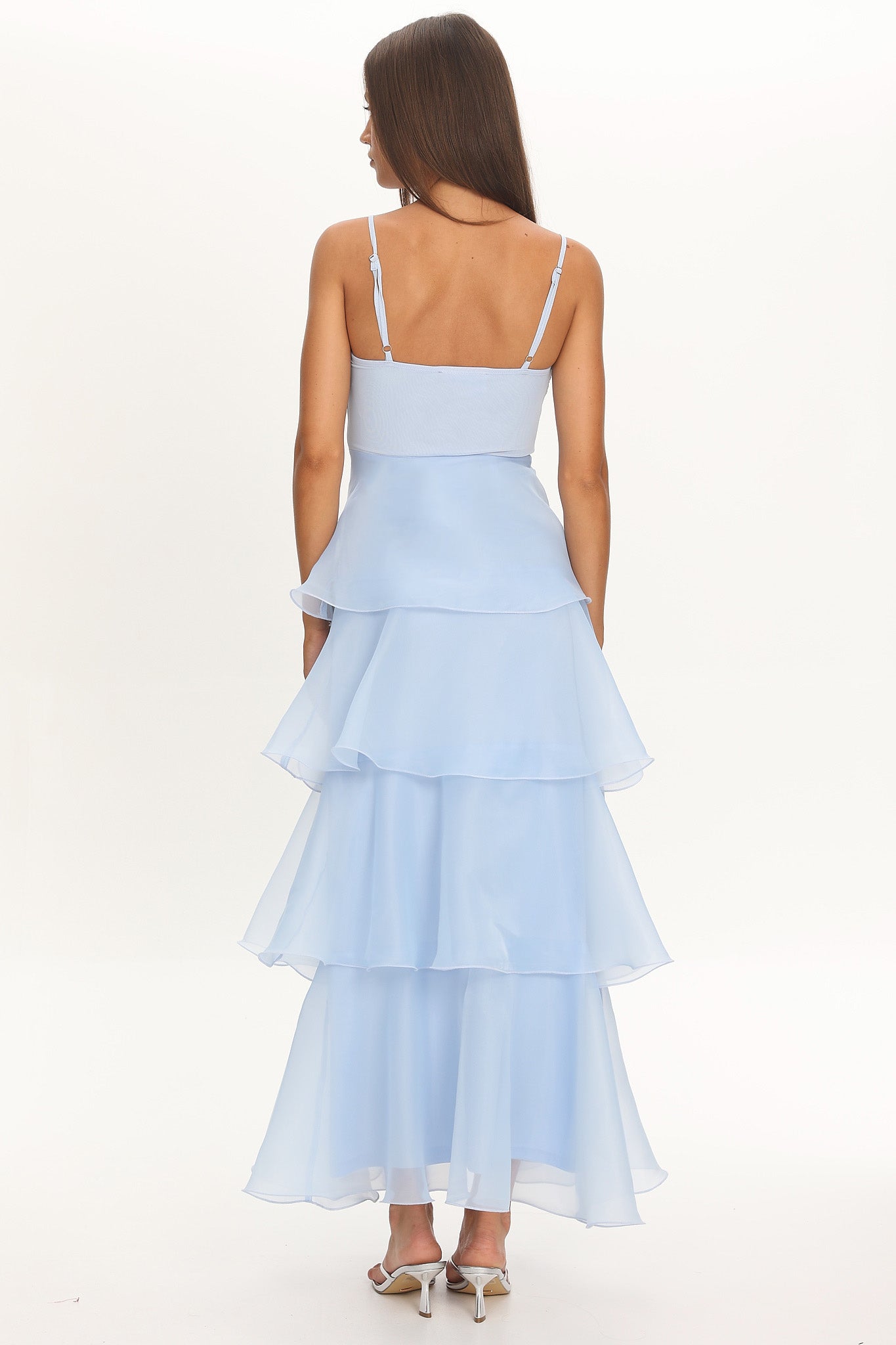 sweetheart neck layered hem dress Jasz Couture 1810 - Short A-line Dress