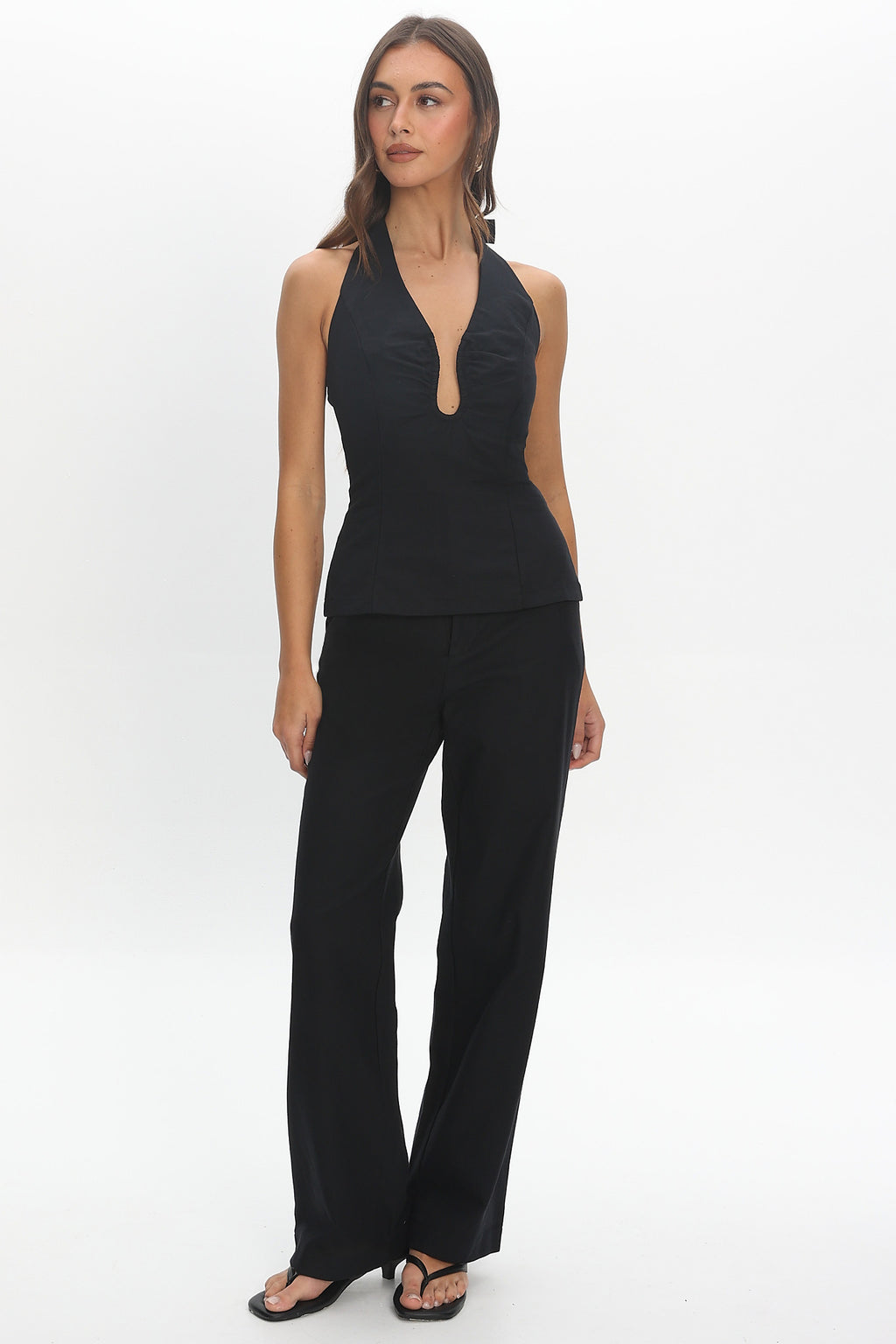 Lioren Wide Leg Pants Black