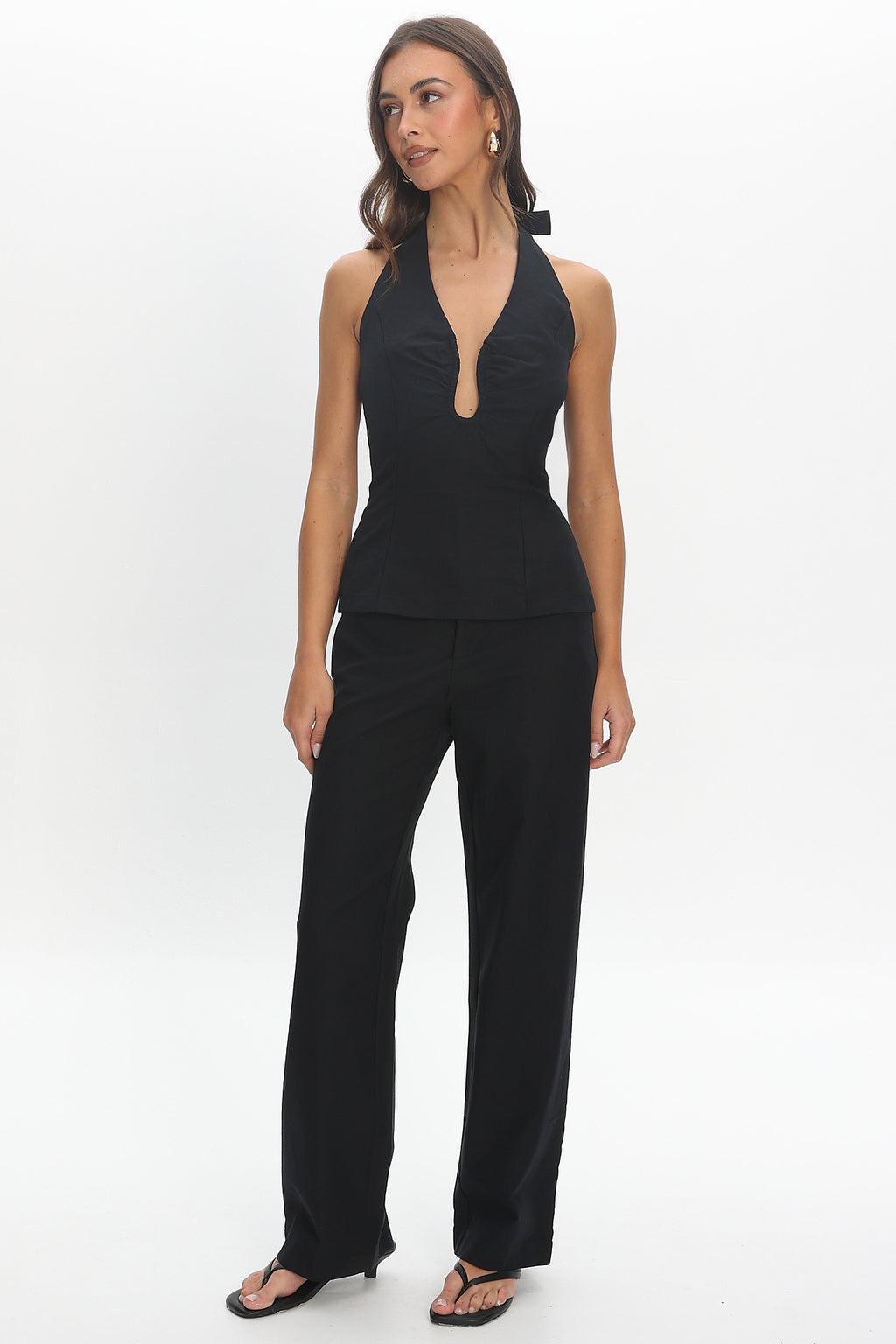 Lioren Wide Leg Pants Black
