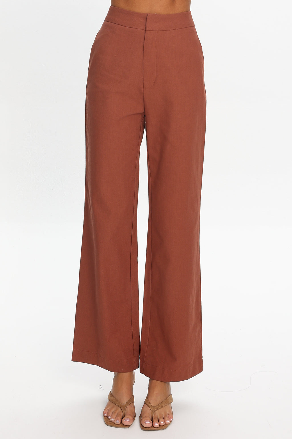 Lioren Wide Leg Pants Chocolate