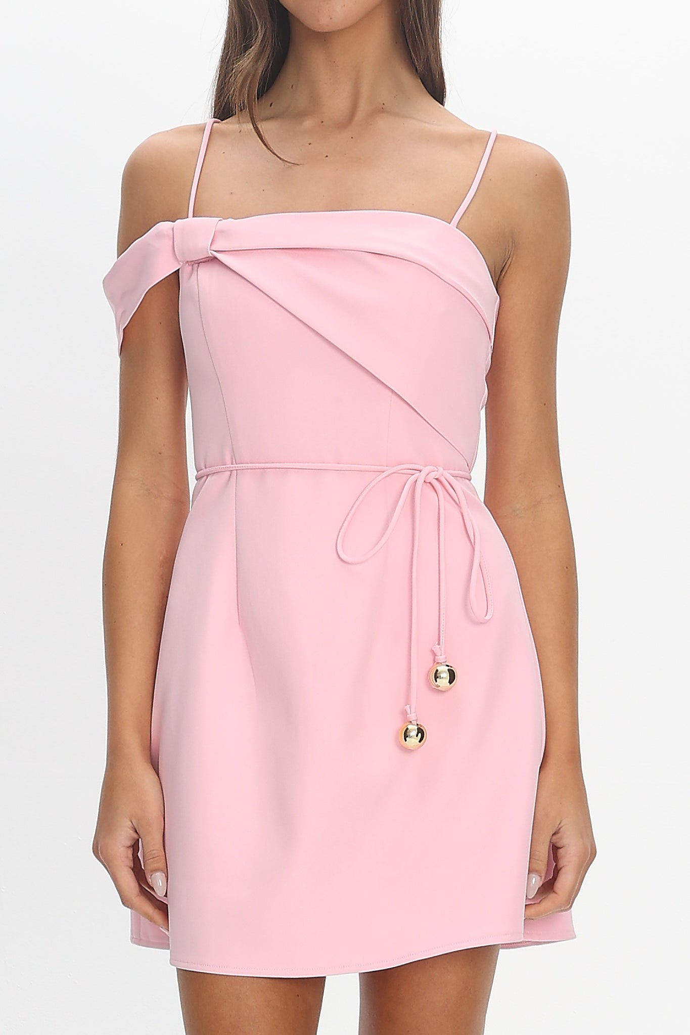nicoletta mini dress light pink Nicoletta Mini Dress | White | Womens