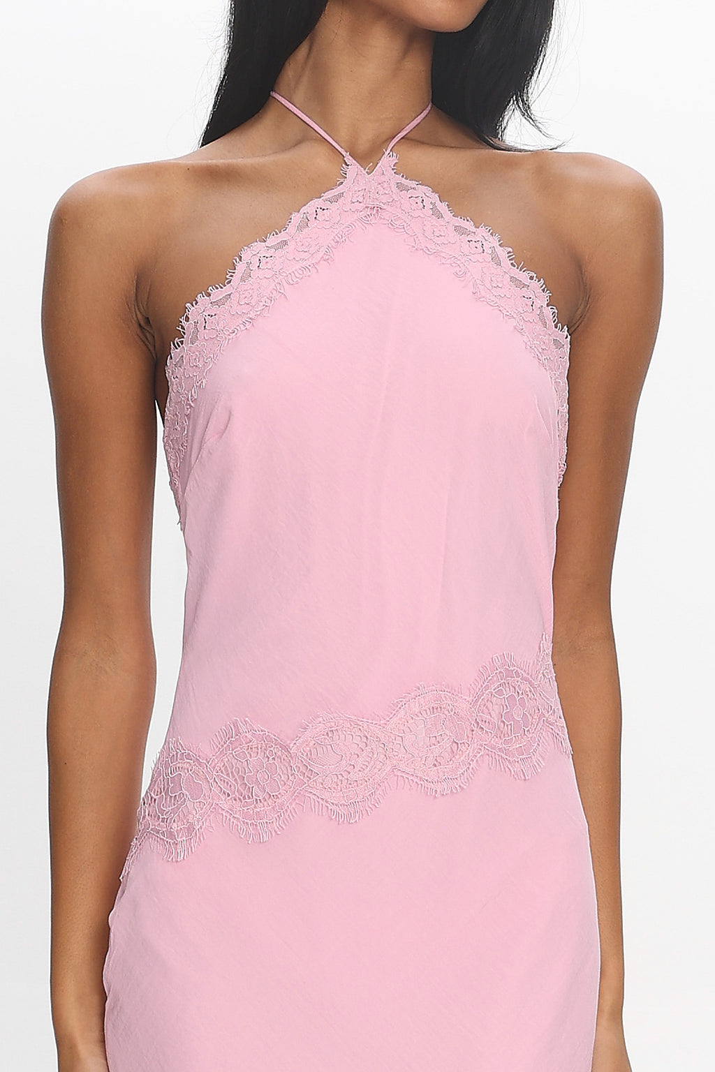 Zerina Halter Maxi Dress Pink