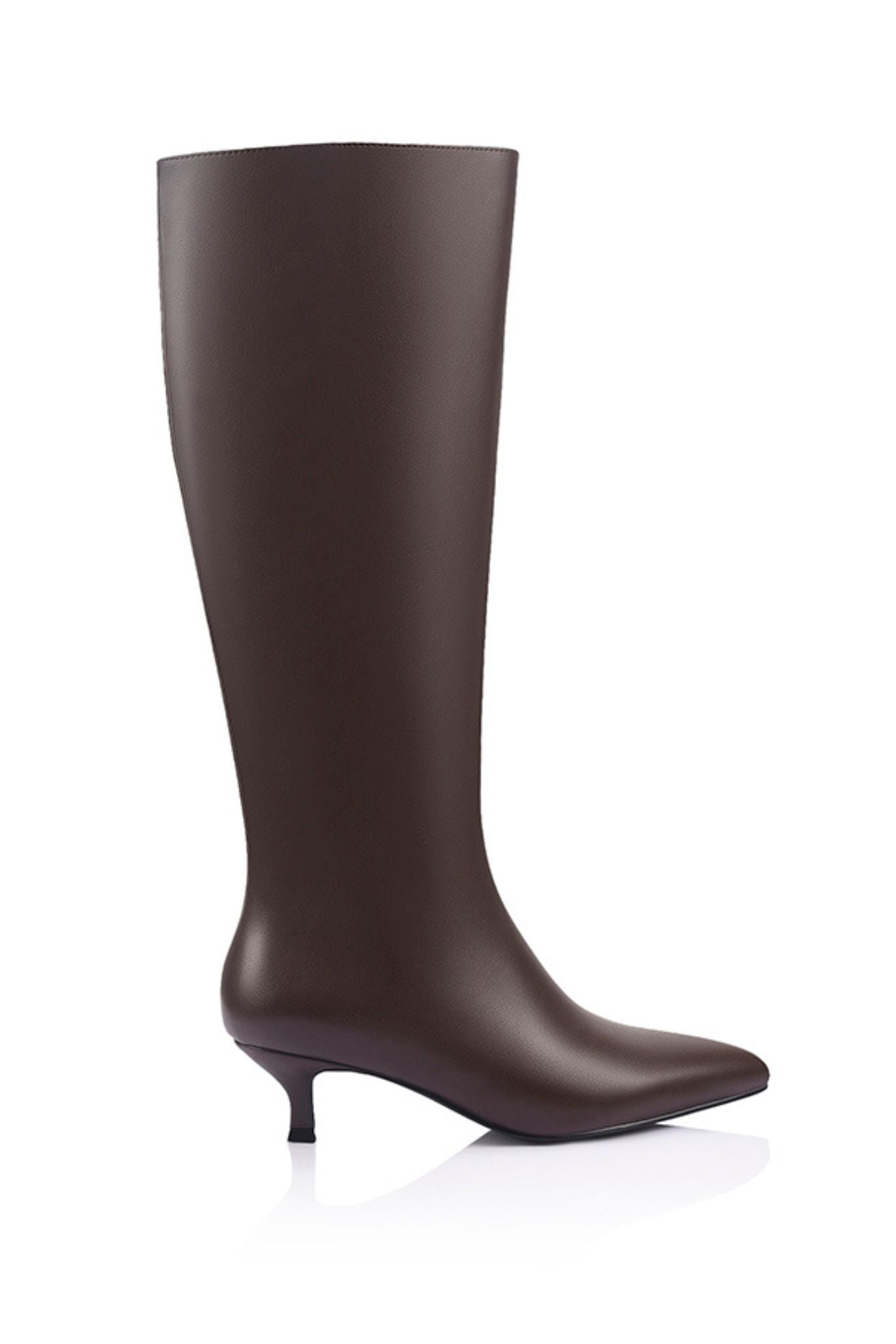 VERALI Olive Knee High Boots Chocolate
