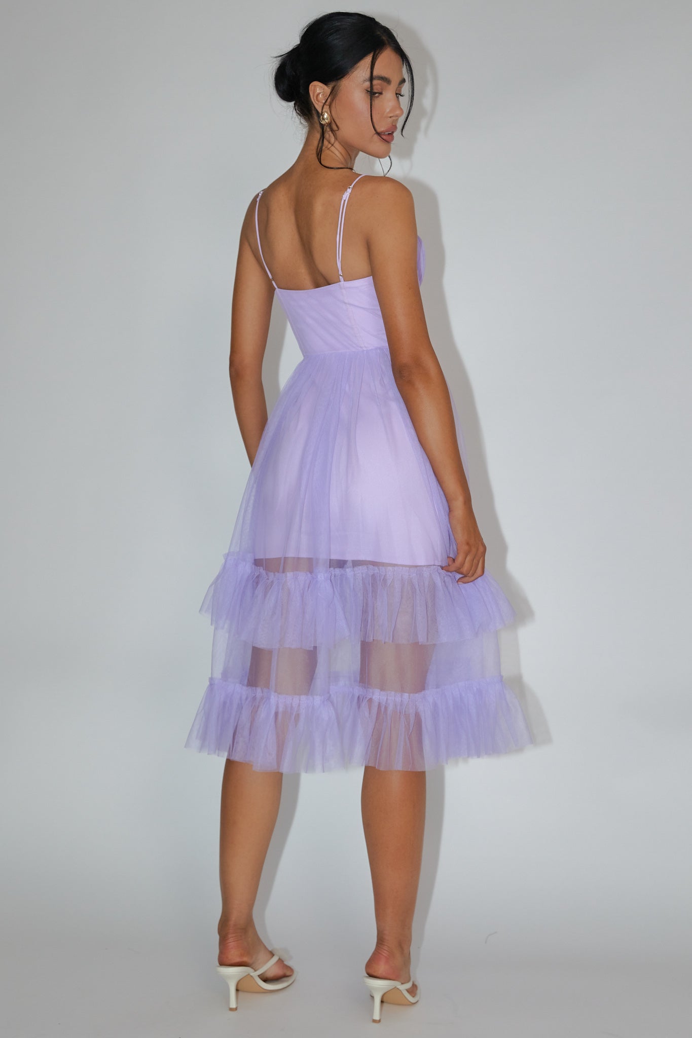 moonlight midi dress Moonlight Pleated Satin Midi Dress honey