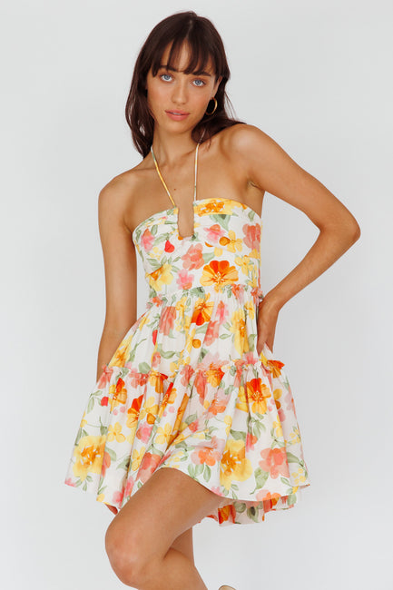 Floral Horizon Mini Dress